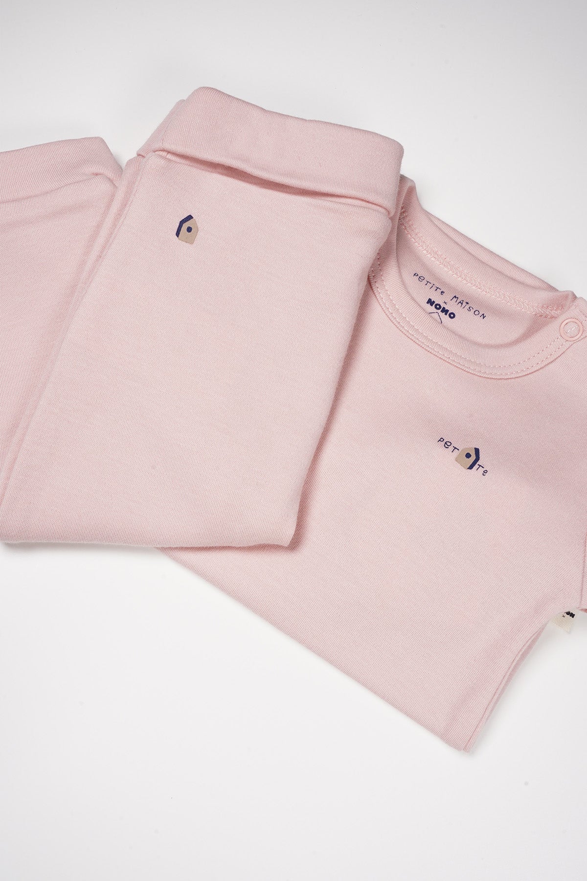 Stormy 2-piece Set: Romper+Jogger Legging Pastel Pink