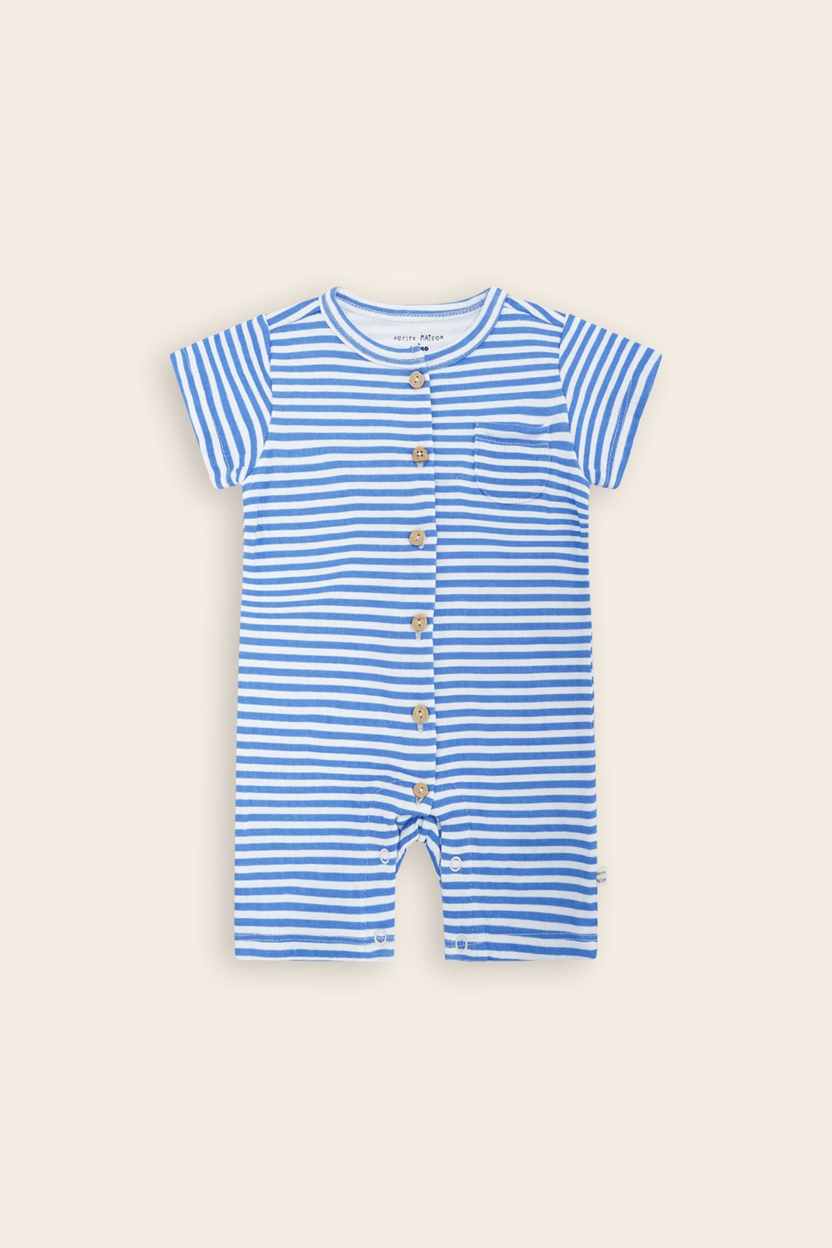 Sem Zomers Speelpakje Strepenprint Blauw