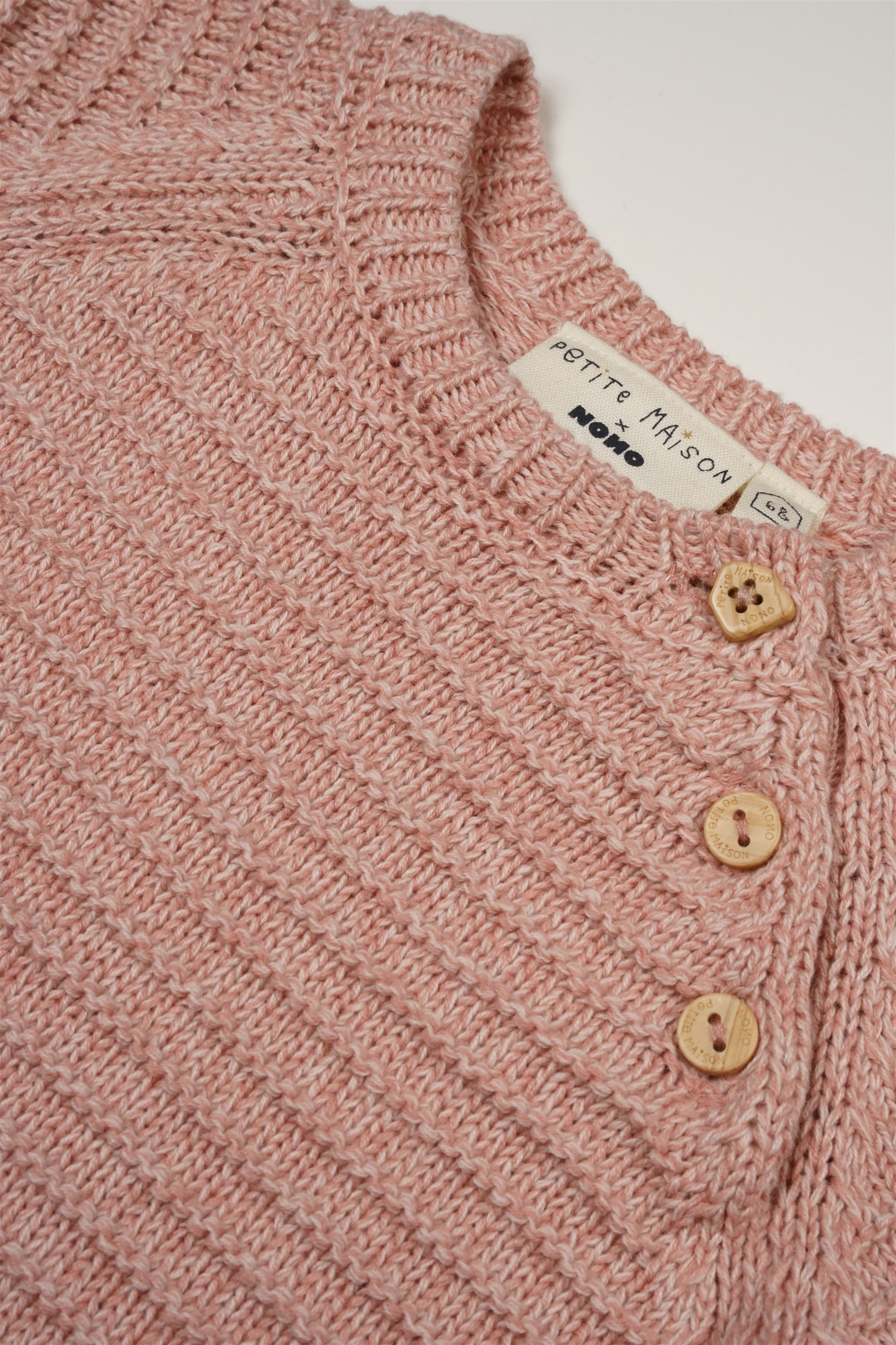 Senne Gebreid Pak Pastel Pink