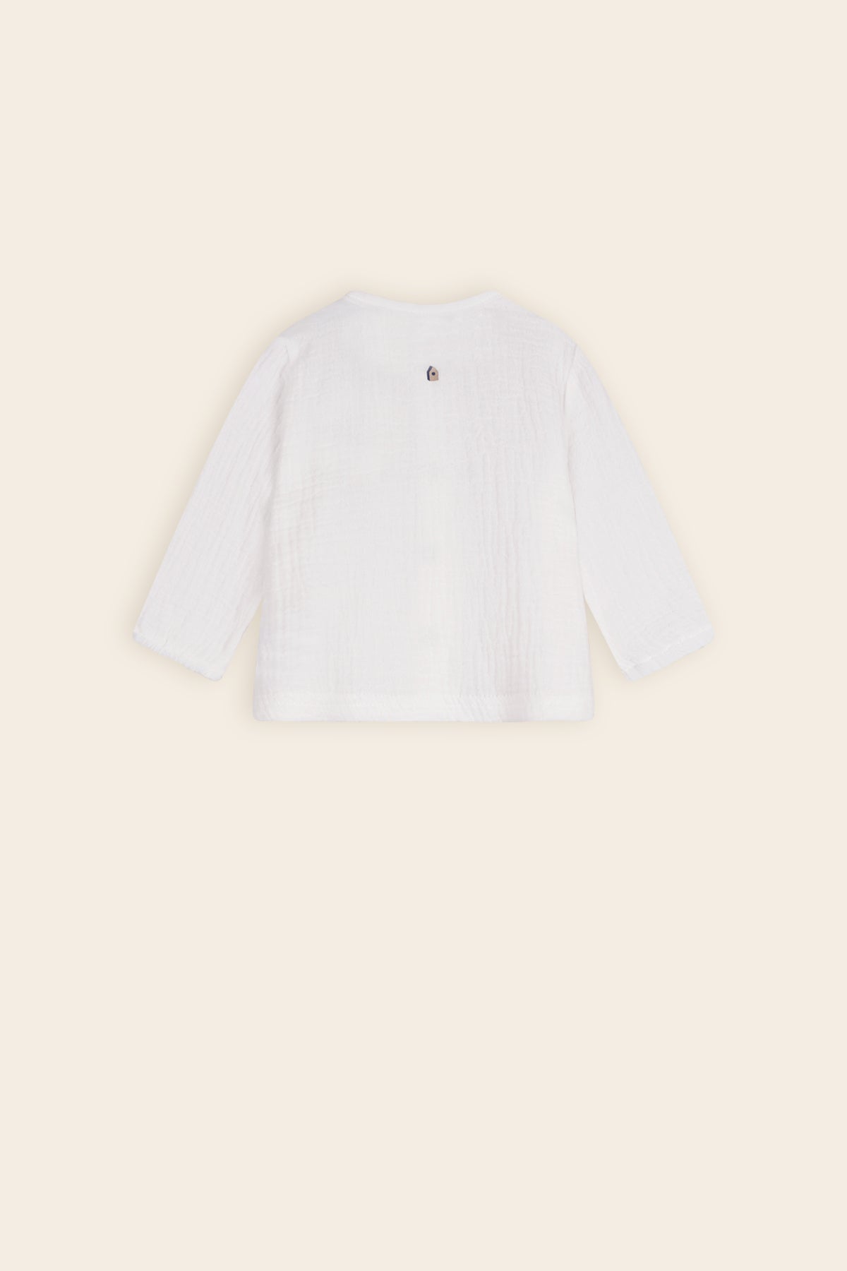 Kato Muslin Top Natural White