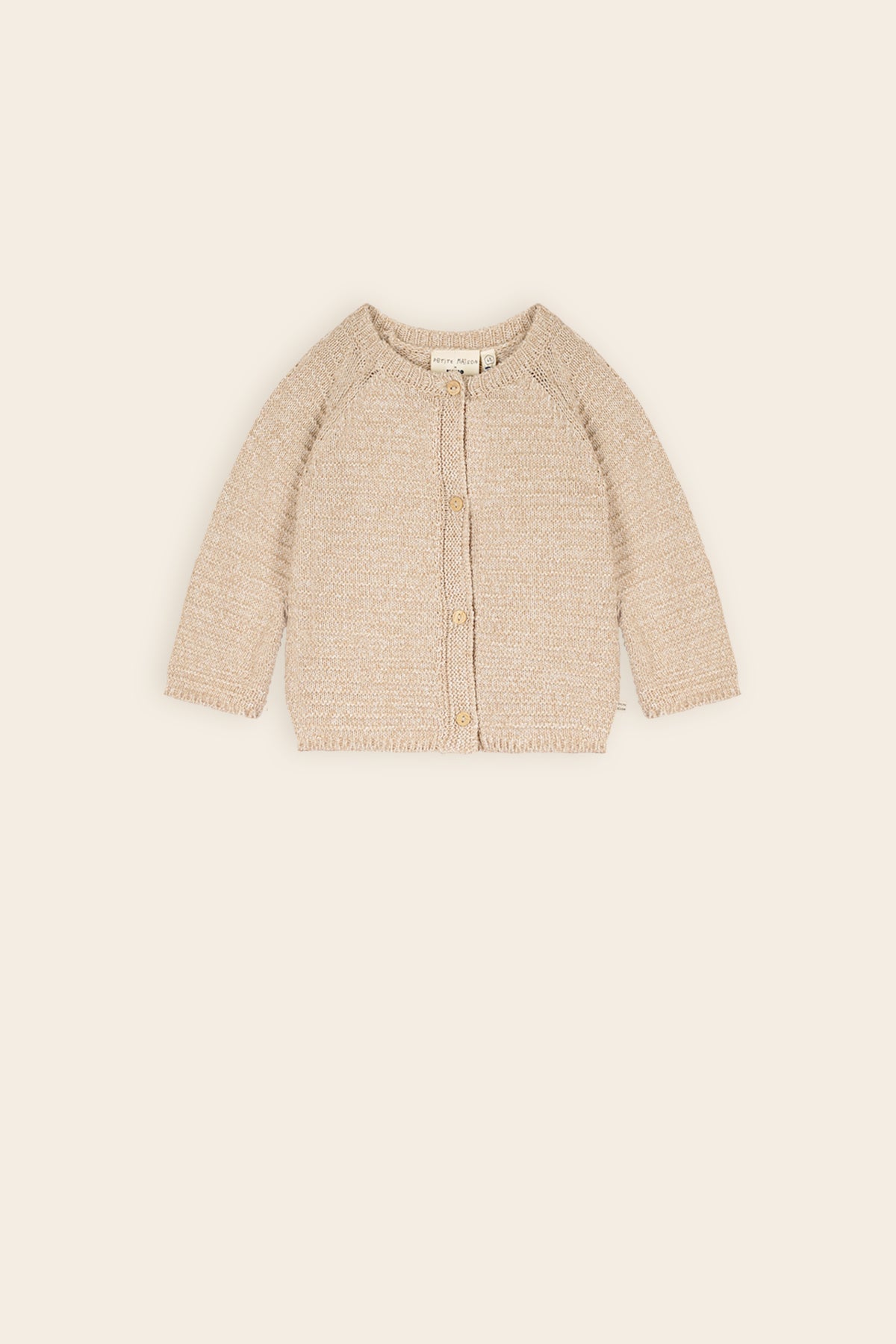 Baby Knitted Cardigan Oatmeal