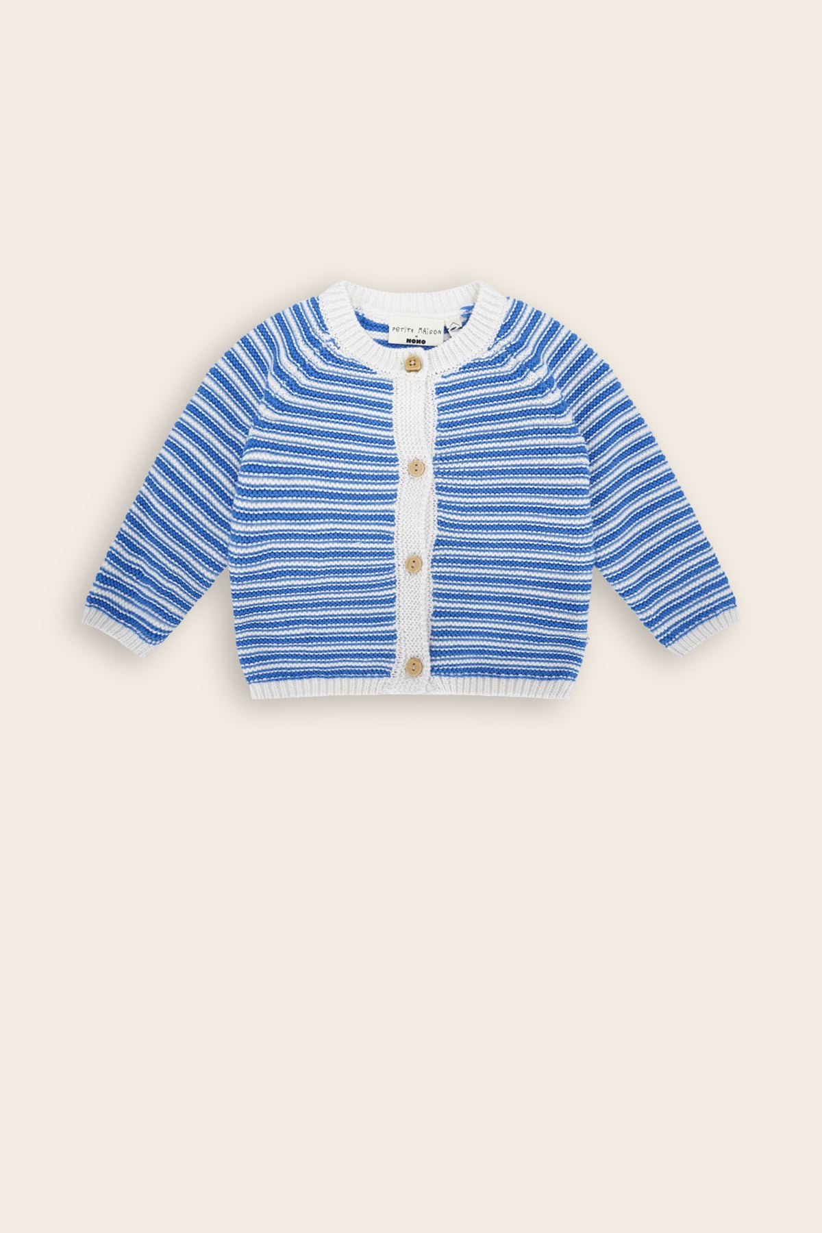 Kiki Gebreid Vest Blauw