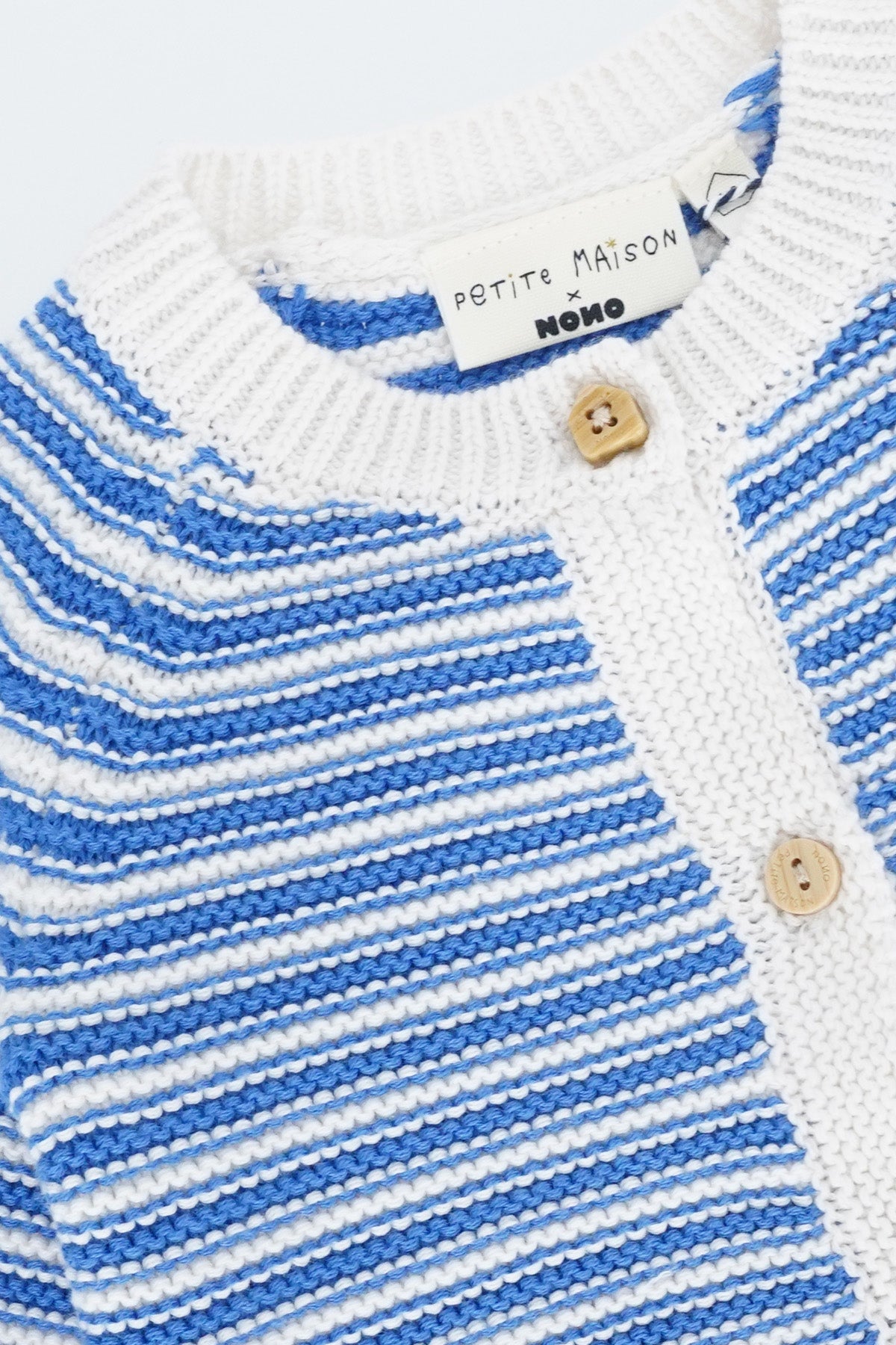 Kiki Gebreid Vest Blauw