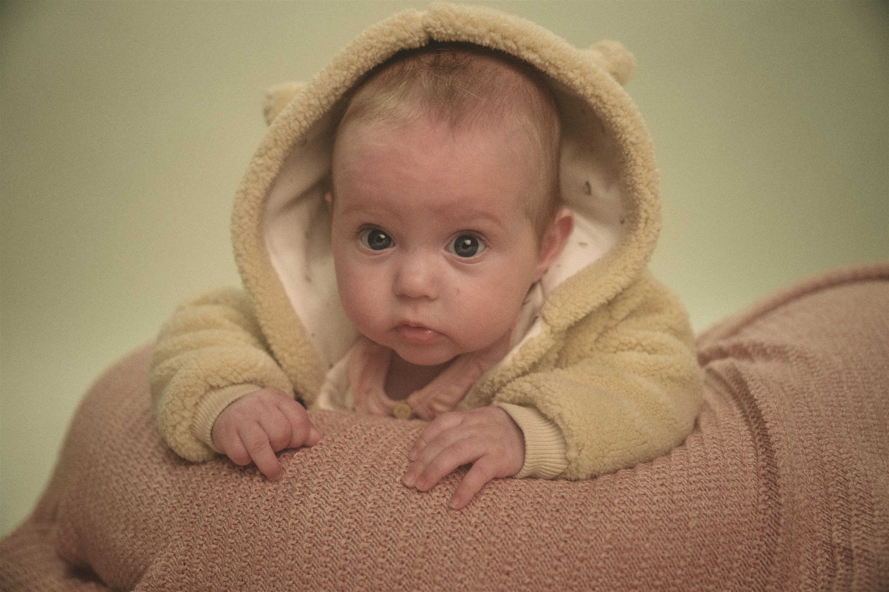 Keddy Teddy Jacket with Hood Oatmeal