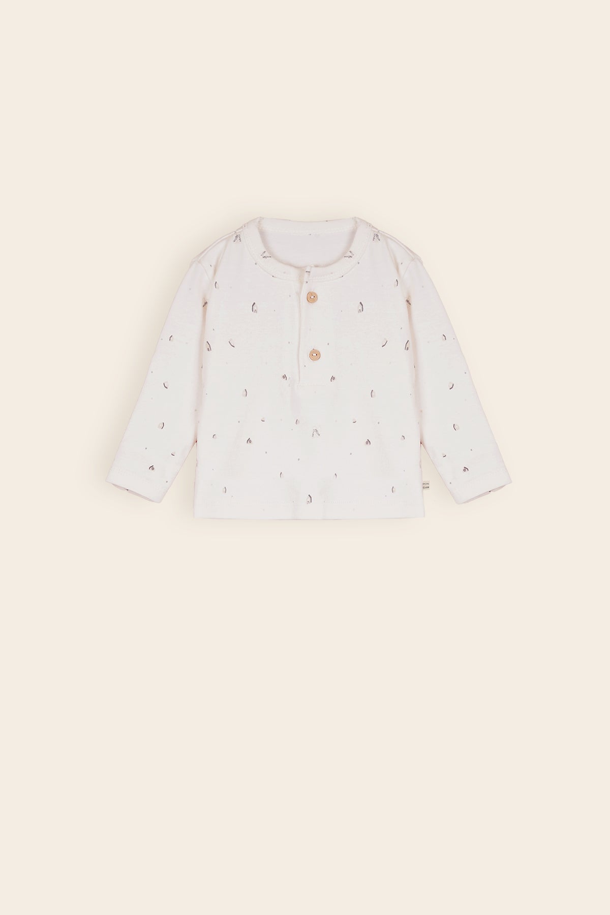 Baby Tshirt Gray Printed