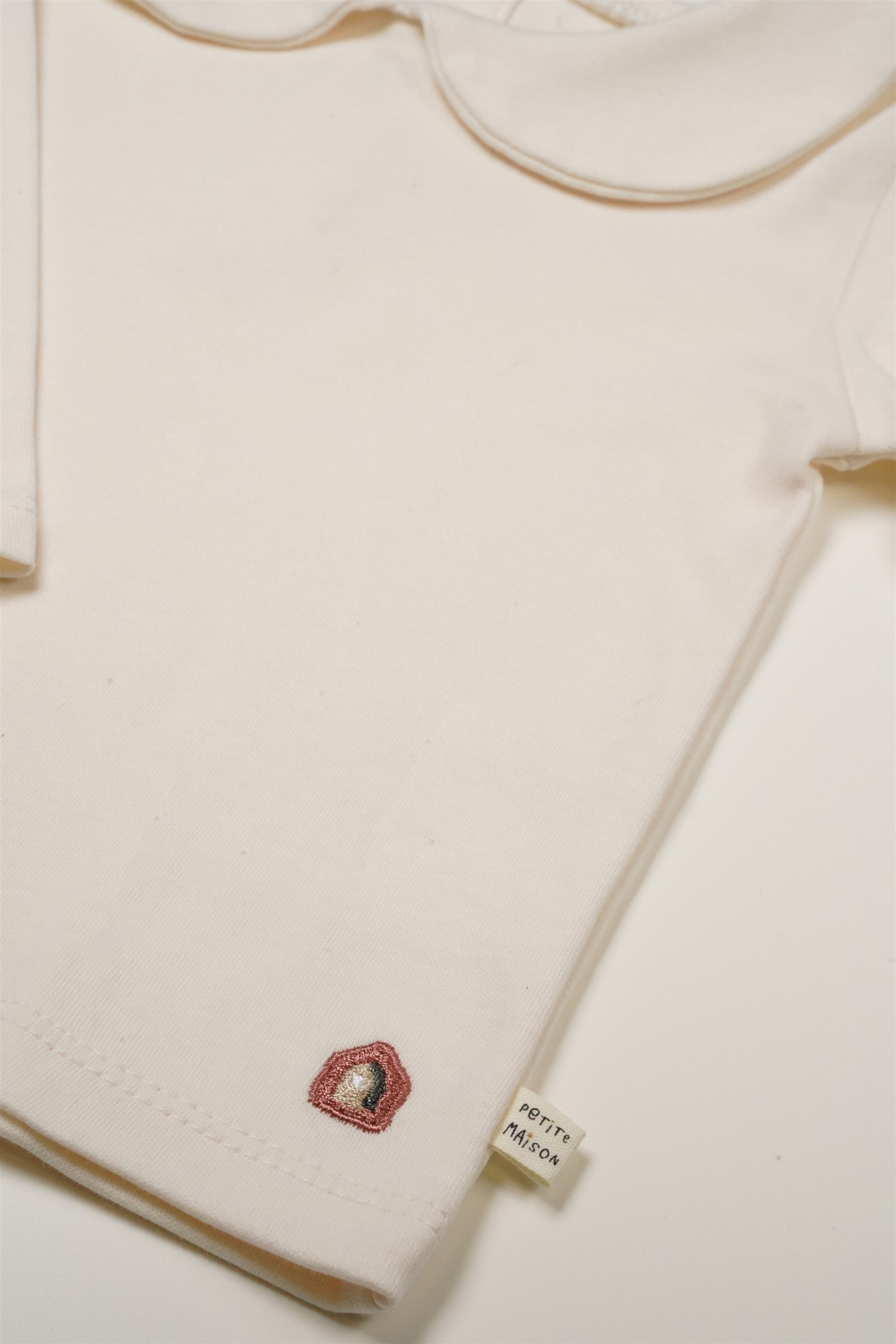 Baby Tshirt Round Collar White