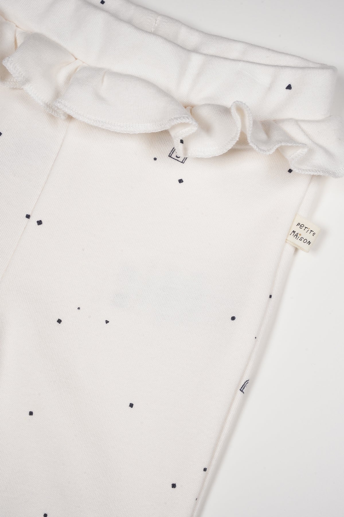 Skyler Jersey Broek met Ruffle AOP Navy