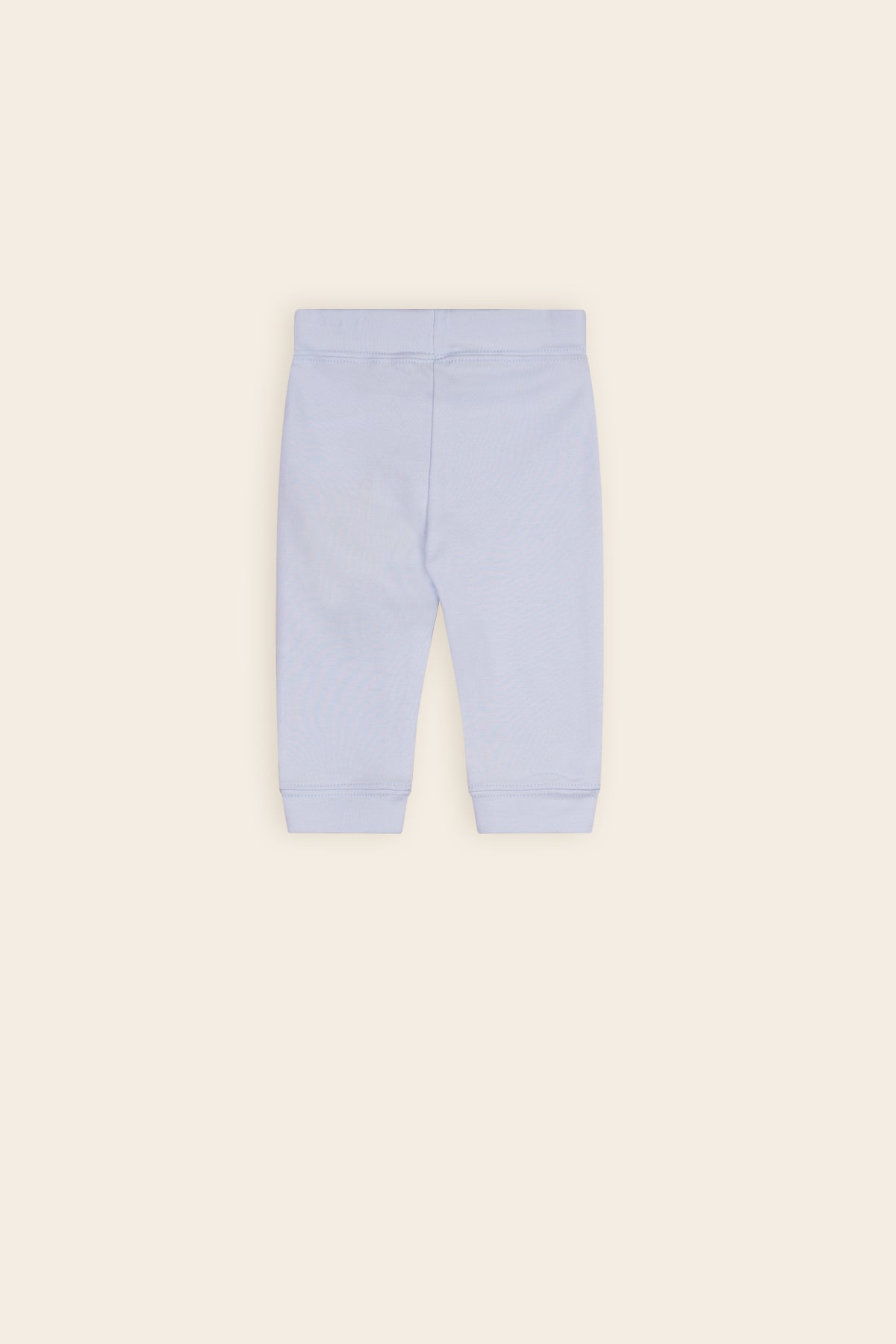 Sky Jersey Broek met Knoopje Heather Blue