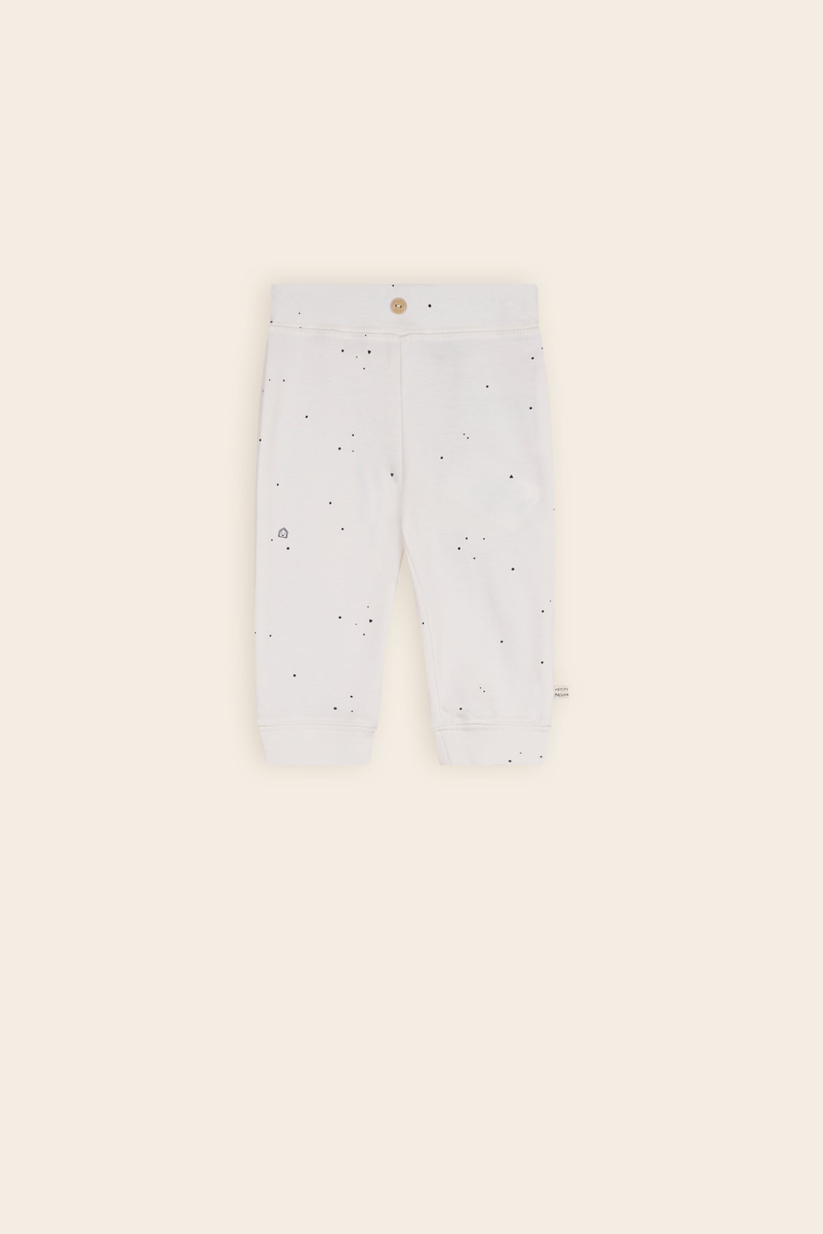 Sky Jersey Pants with Button AOP Navy