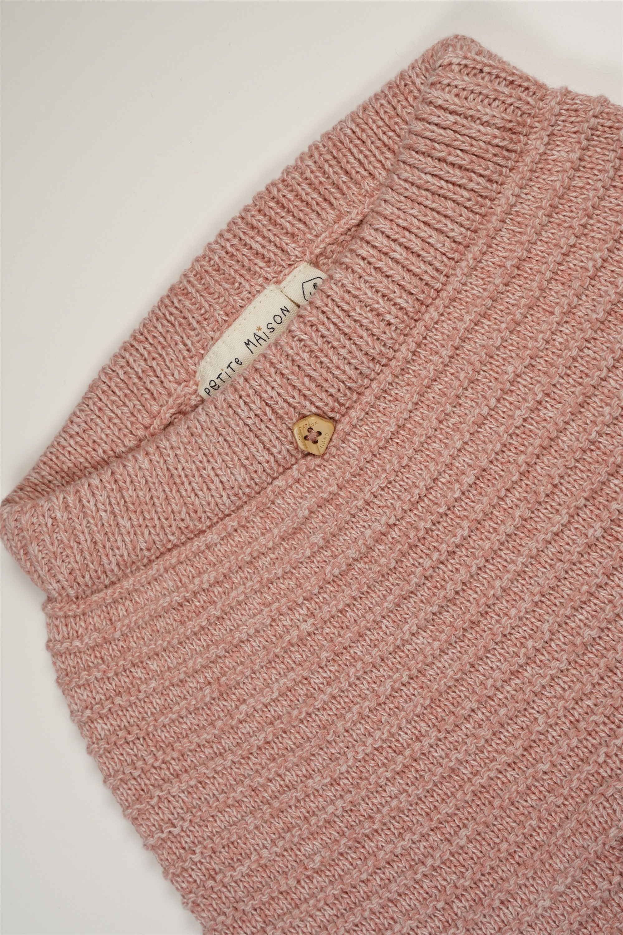 Seol Gebreide Broek Pastel Pink