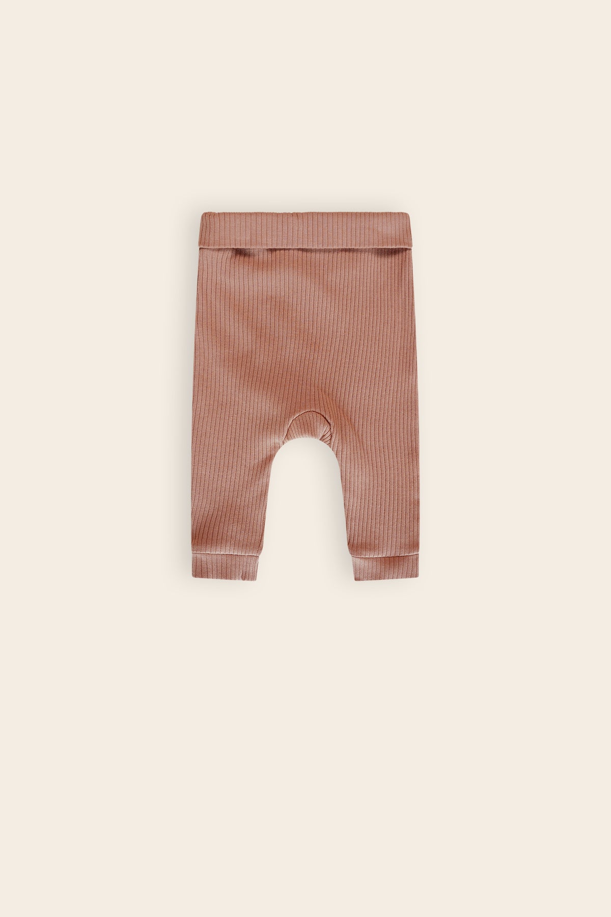 Seg Rib Jersey Broek Bruin