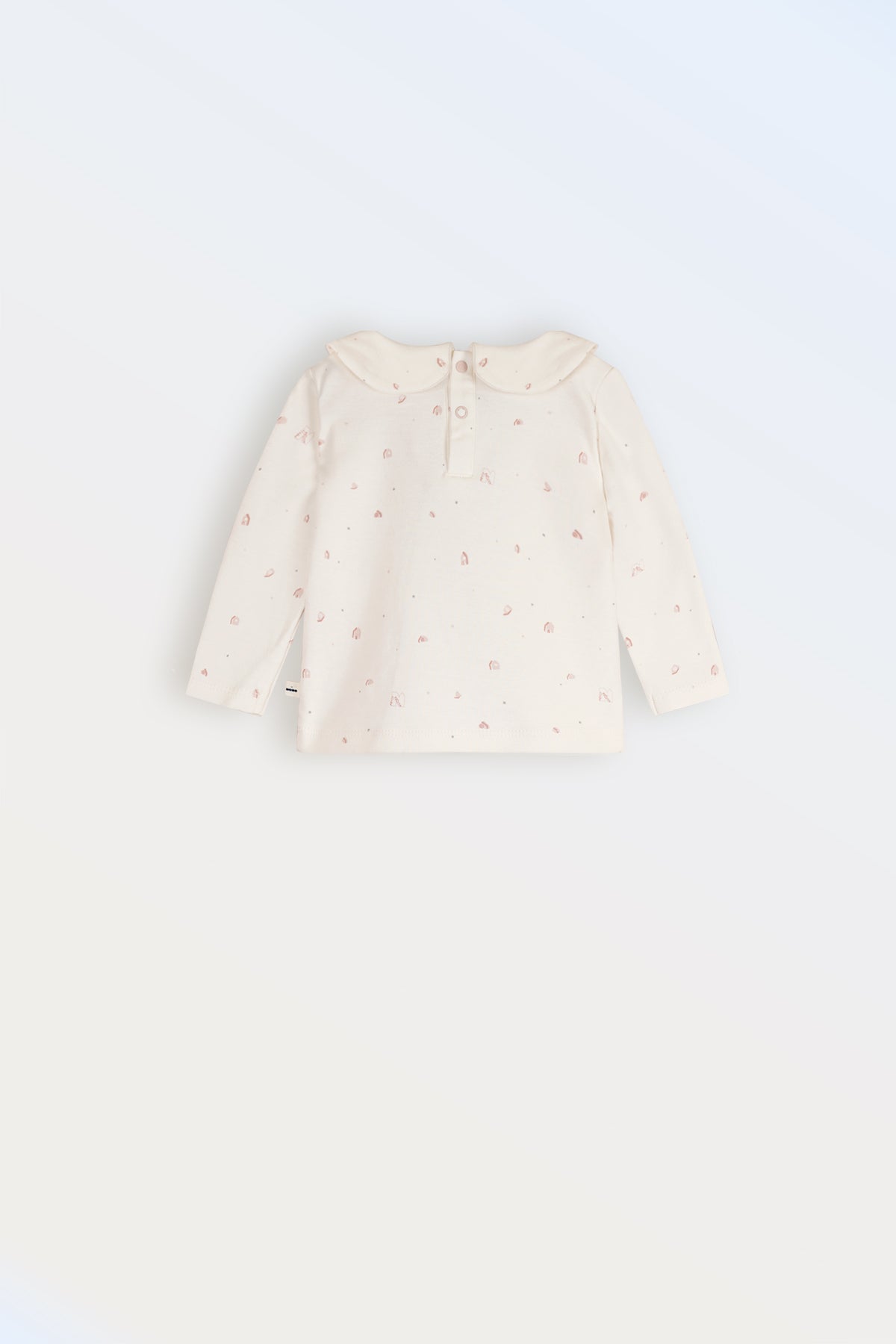 Baby Tshirt Round Collar Pink Print