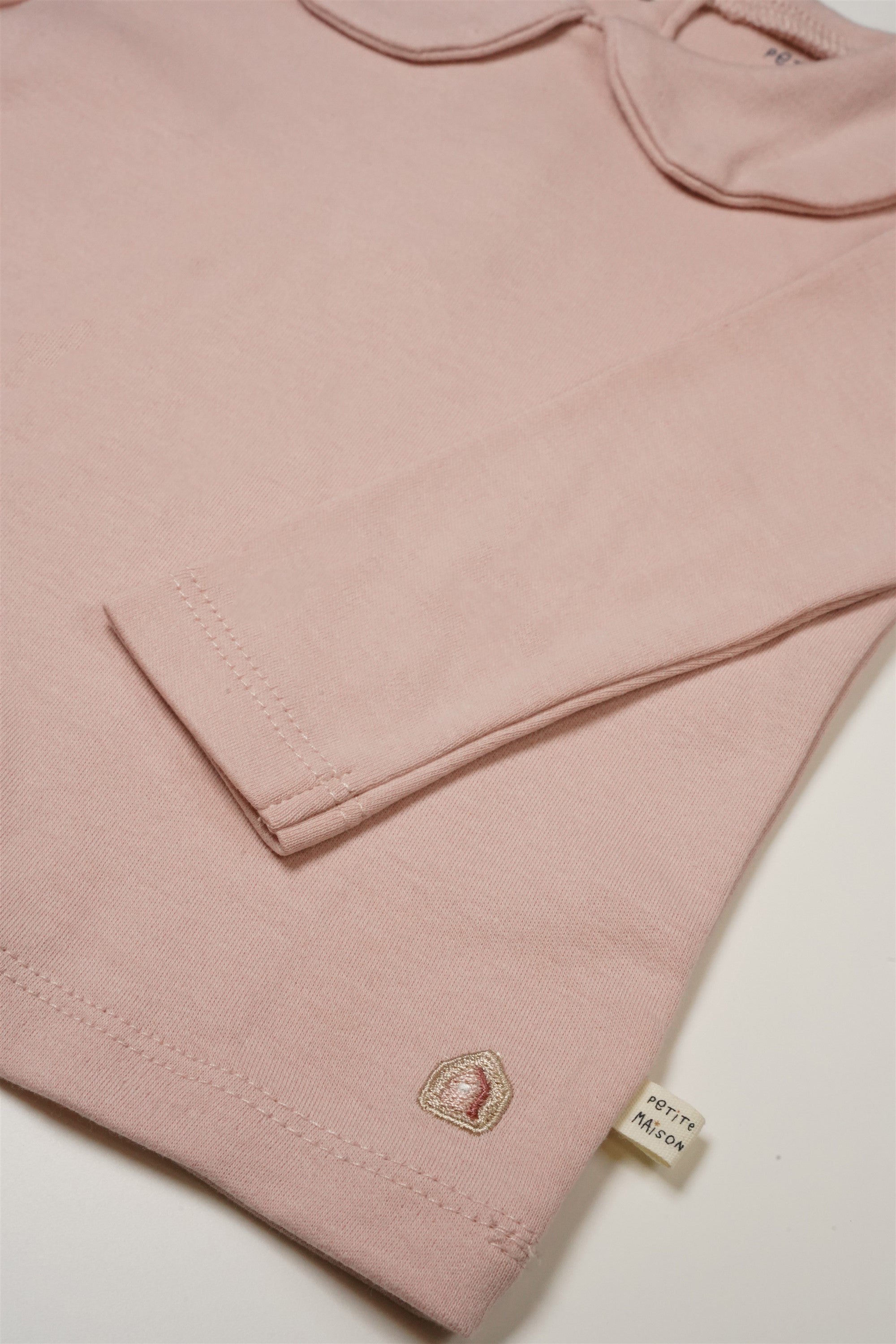 Baby Tshirt Round Collar Pink