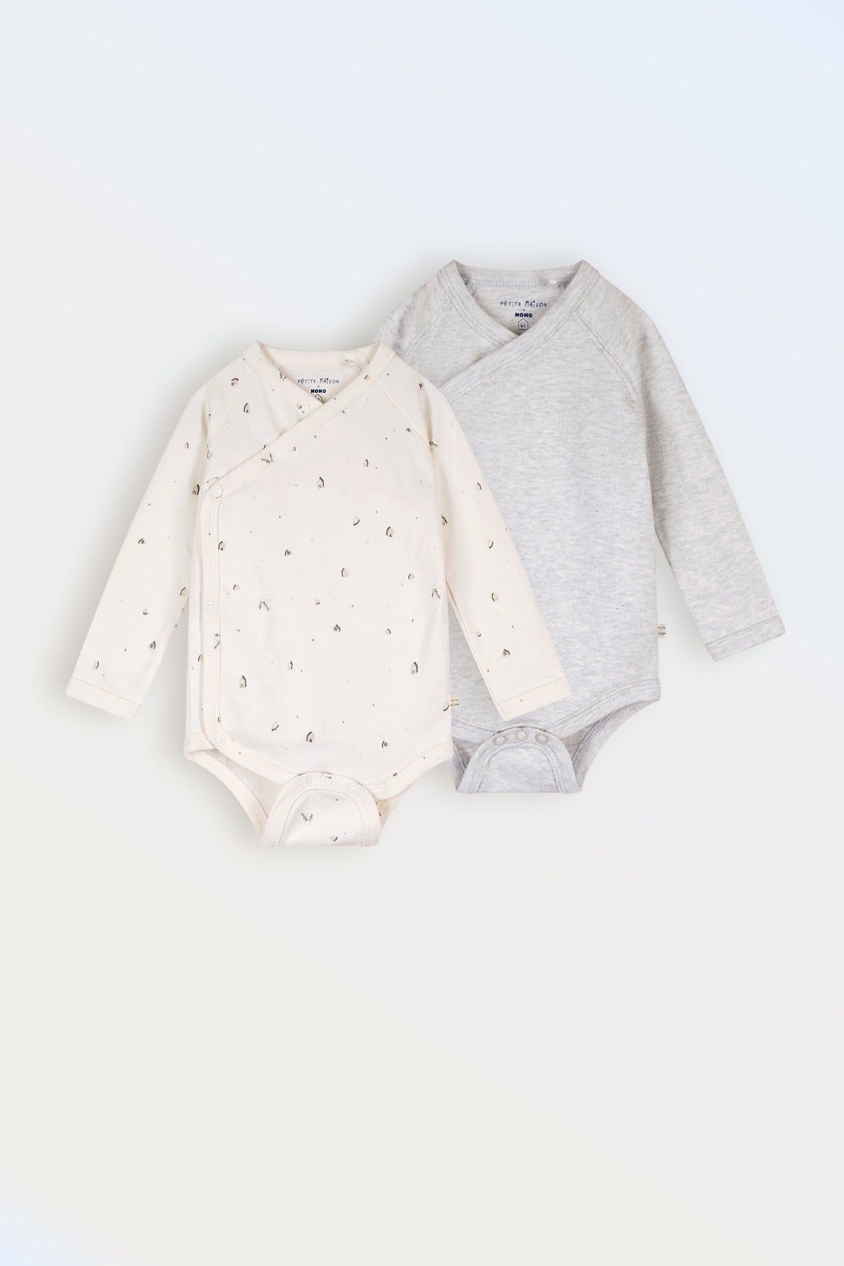 Baby 2-pack Romper Gray