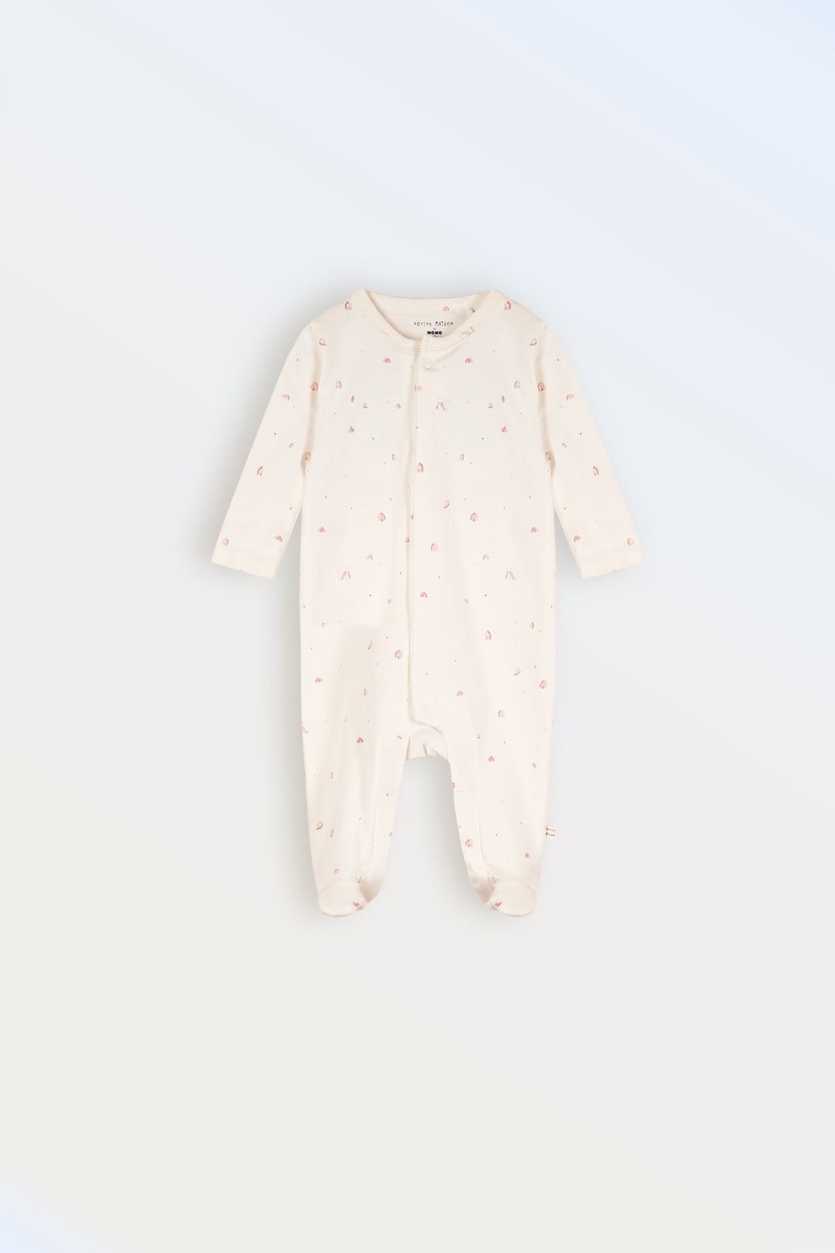 Baby Suit Pink Print