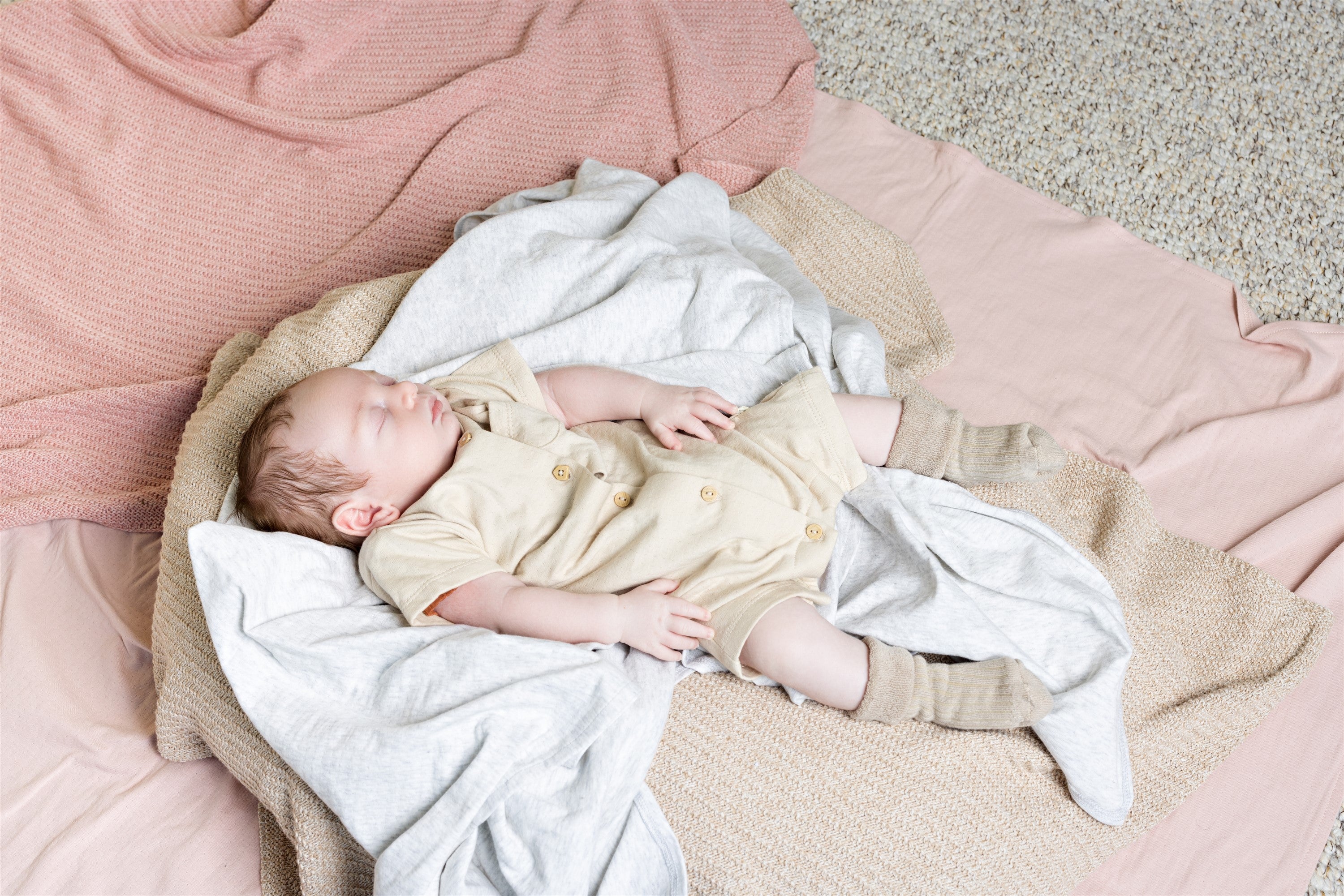 Baby Suit Shorts Oatmeal