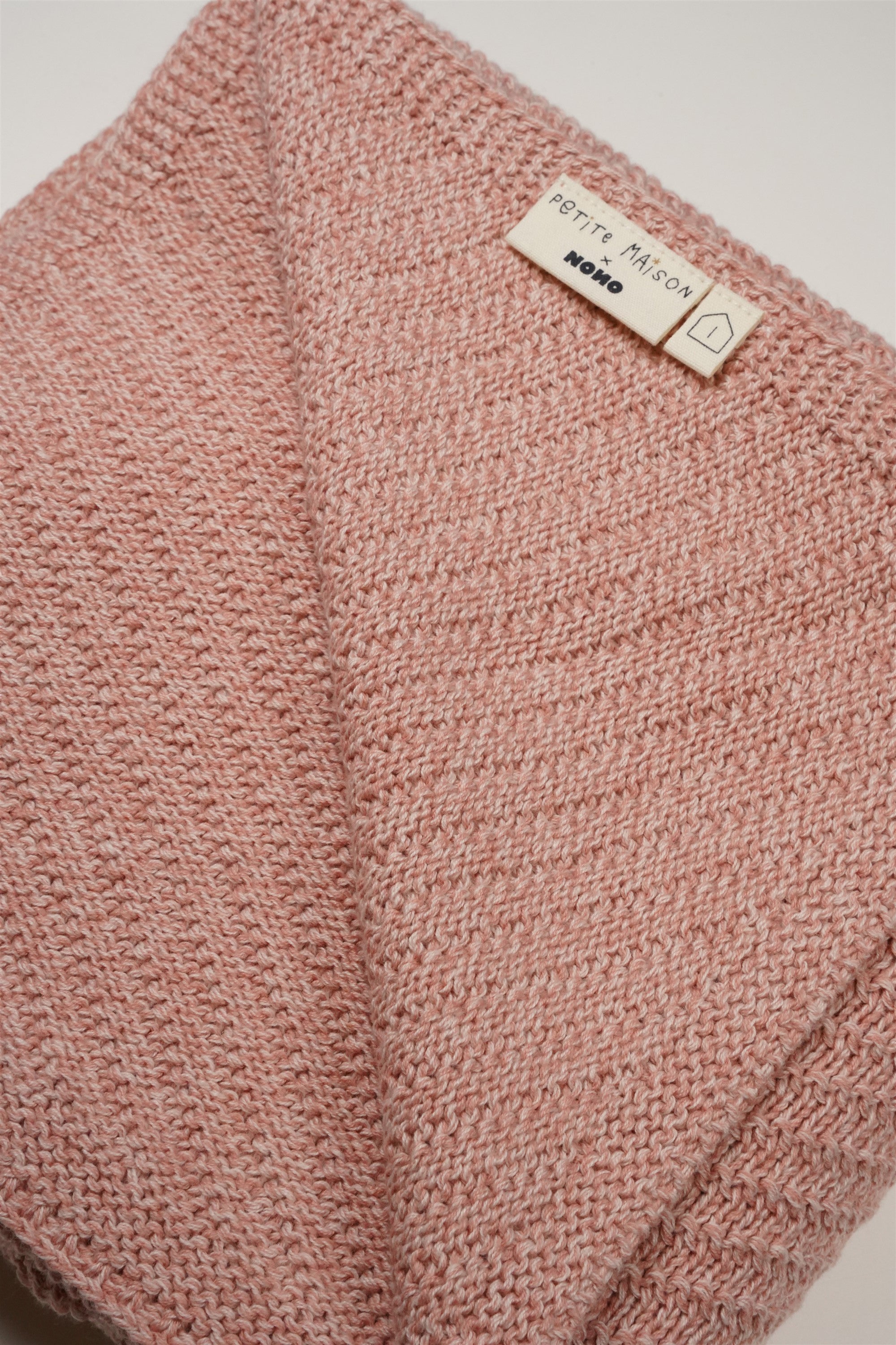 Baby Knitted Blanket 90cmx90cm Pink