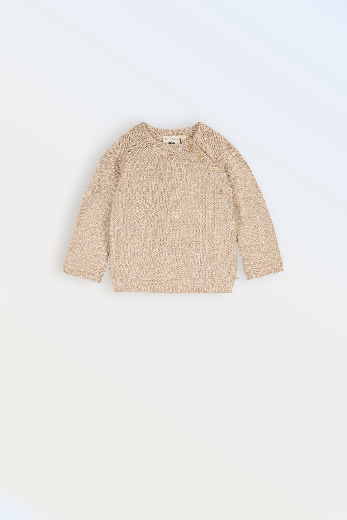 Baby Knitted Sweater Oatmeal