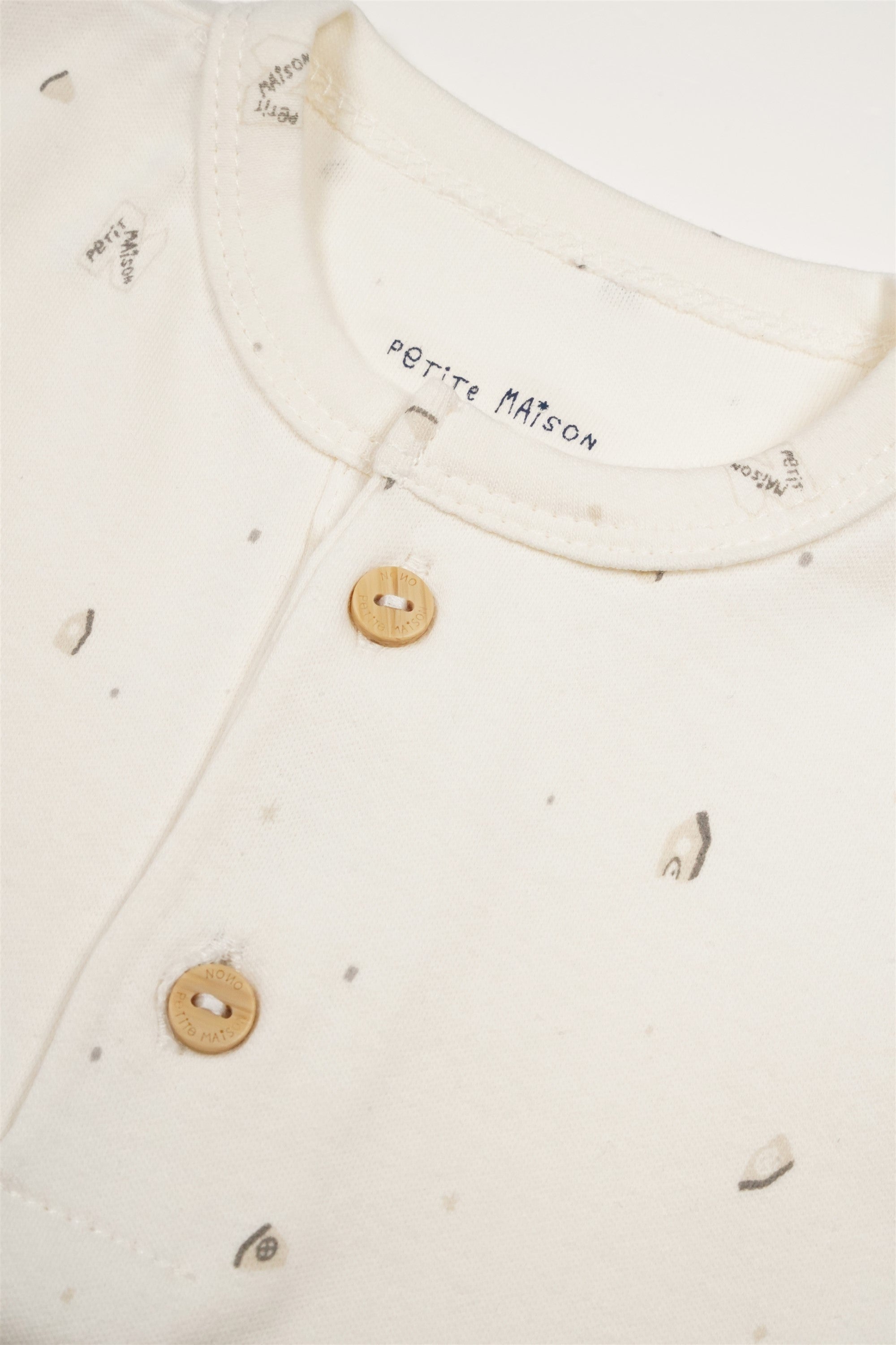 Baby Tshirt Gray Printed