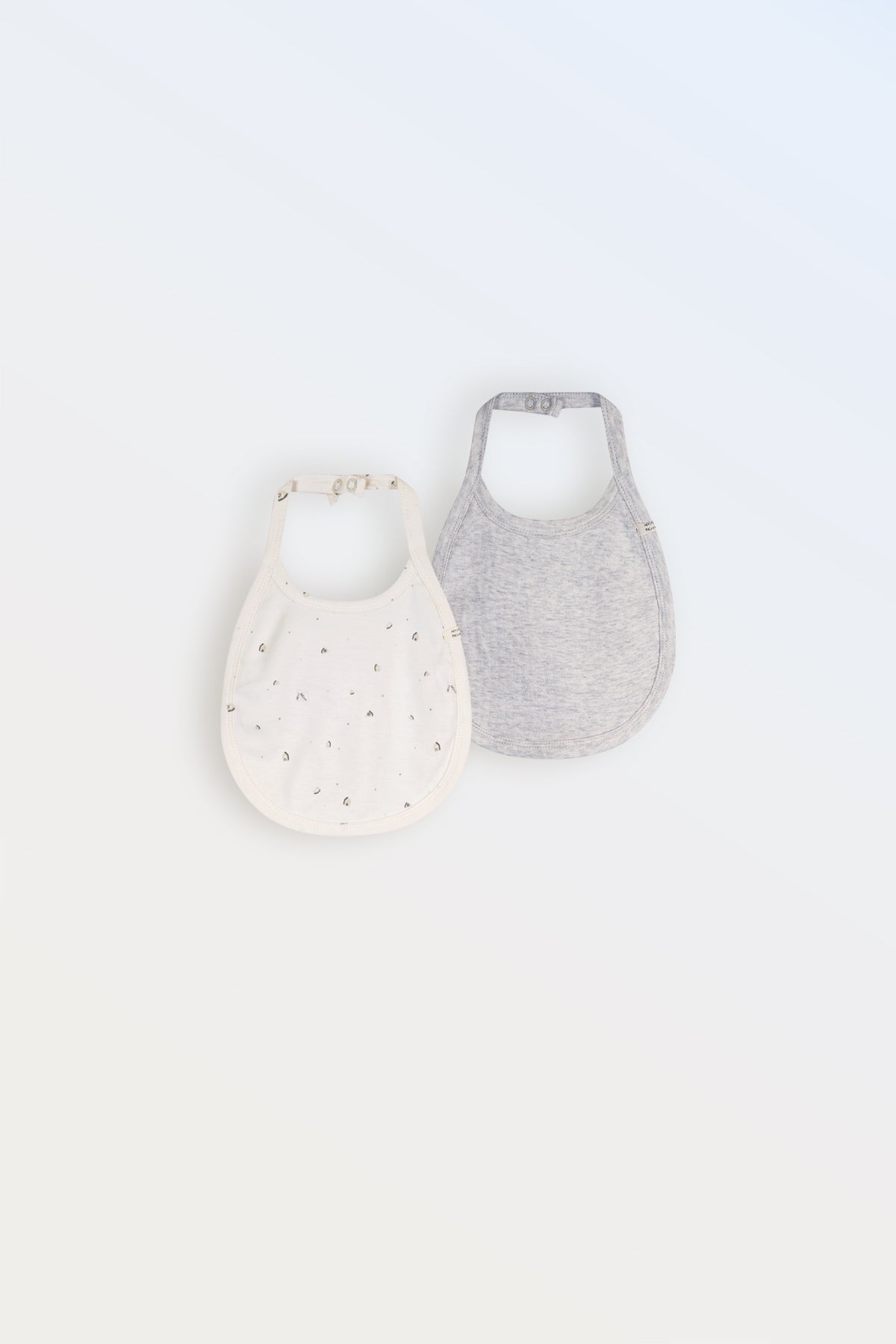 Baby 2-Pack Bib Gray