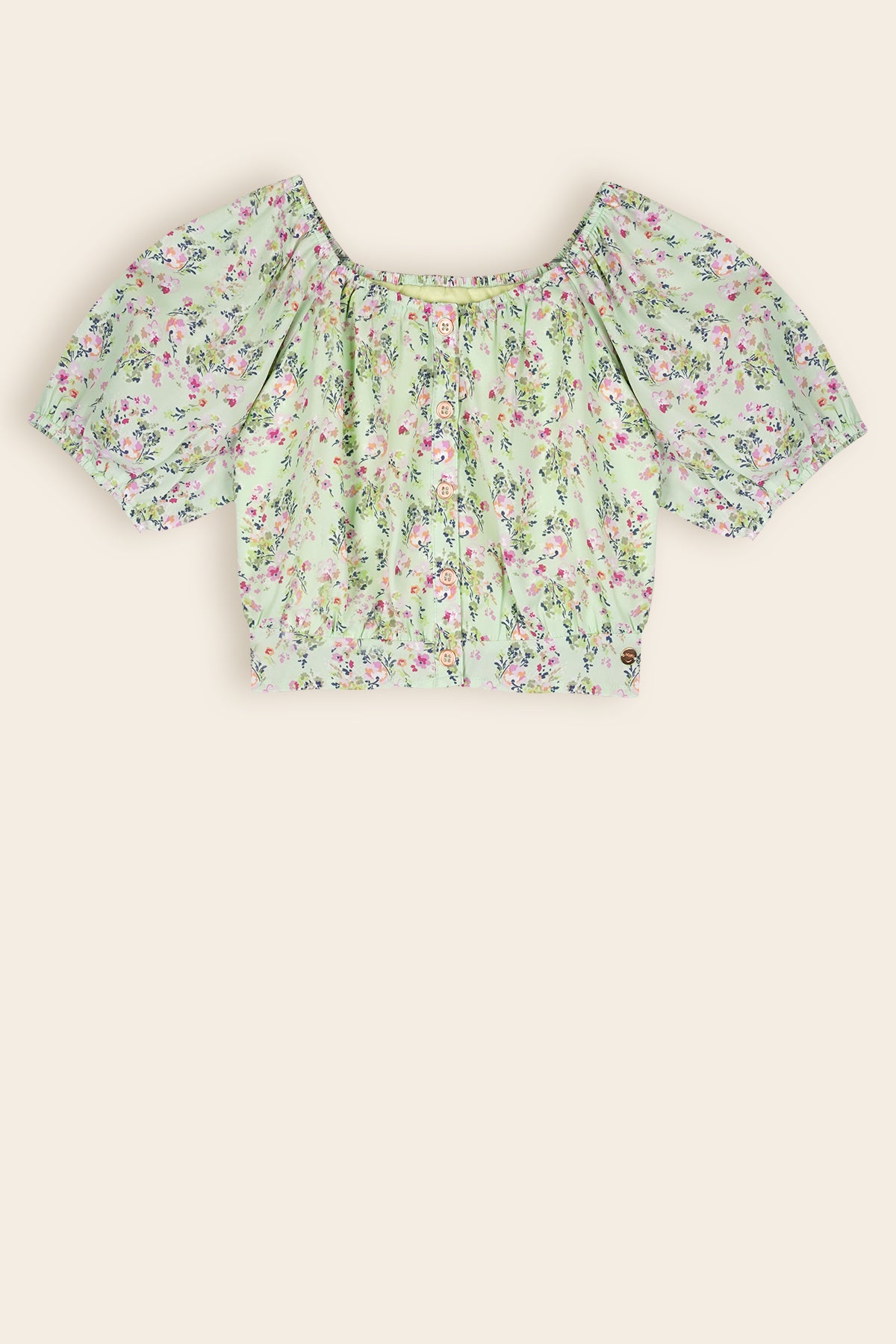 Tomas Floral Blouse Green