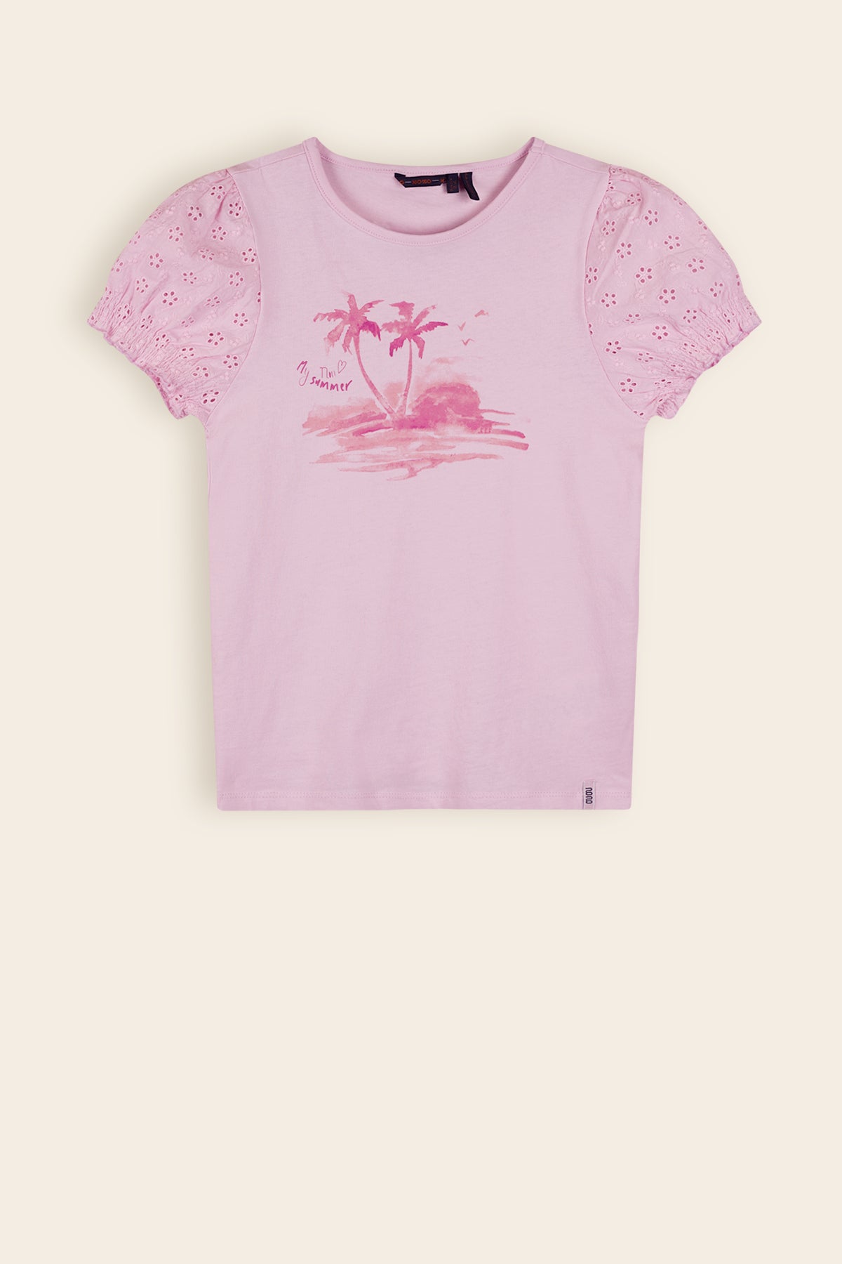 Kantal T-Shirt Puff Sleeve Pink
