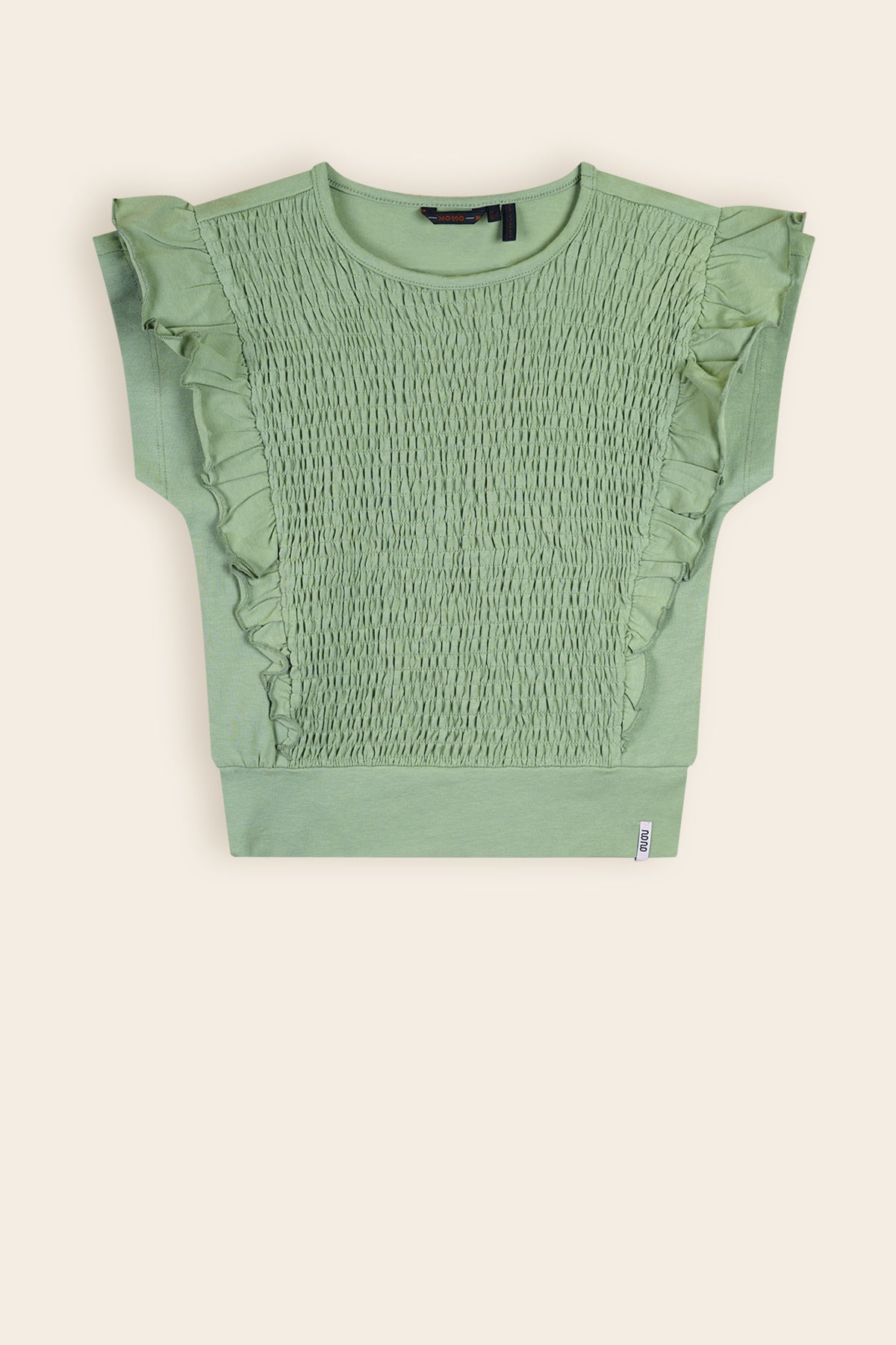 Kety T-Shirt with Smock Sage Green