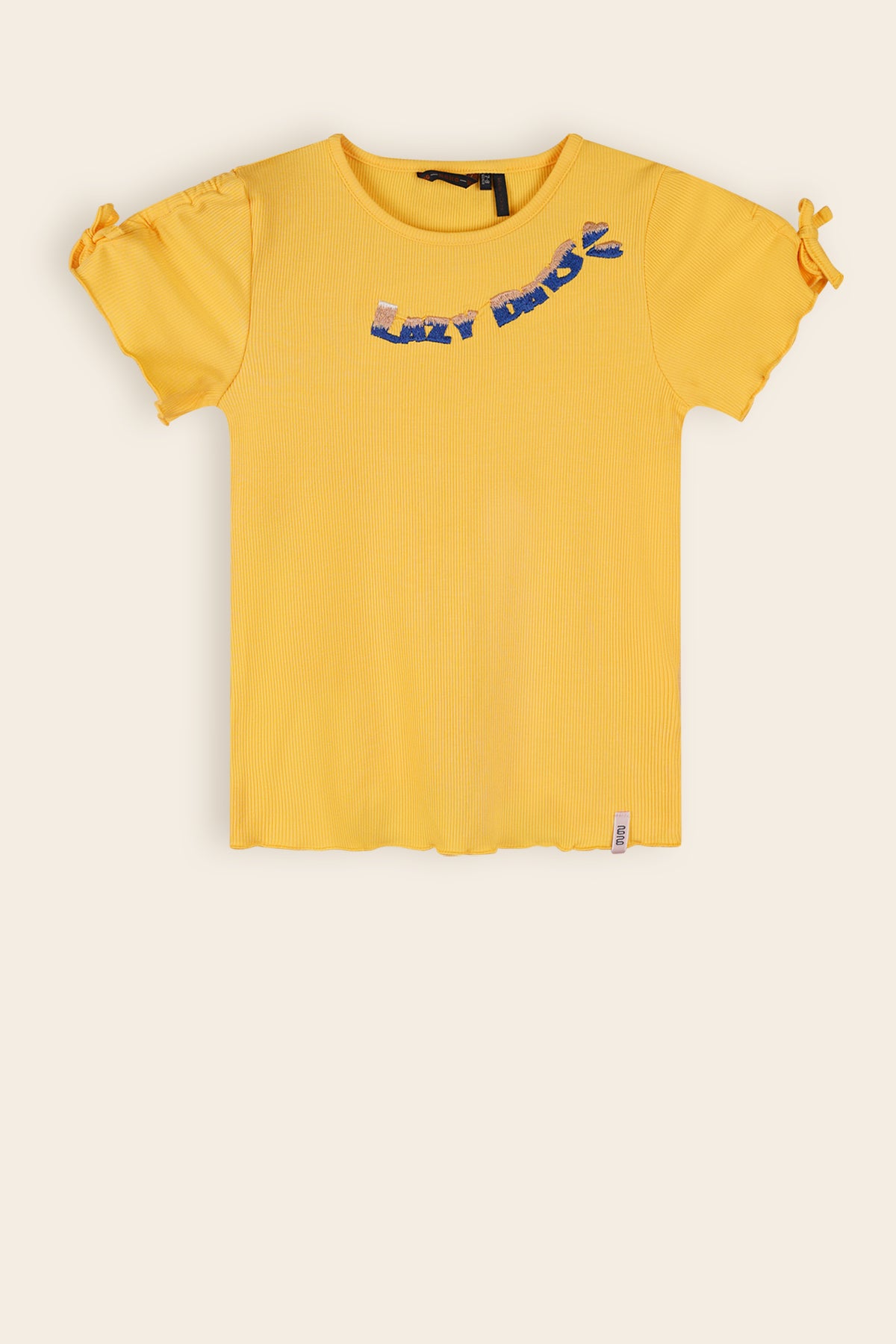 Kim Rib Jersey Tshirt Apricot