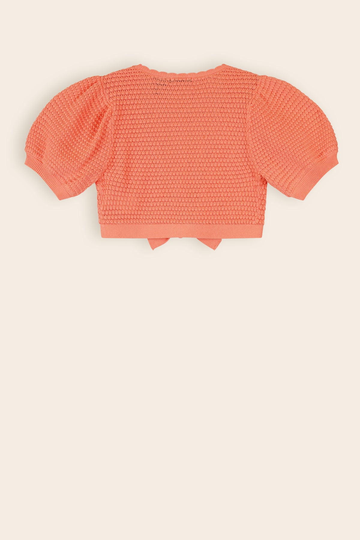 Azra Wrap Crop Vest Coral