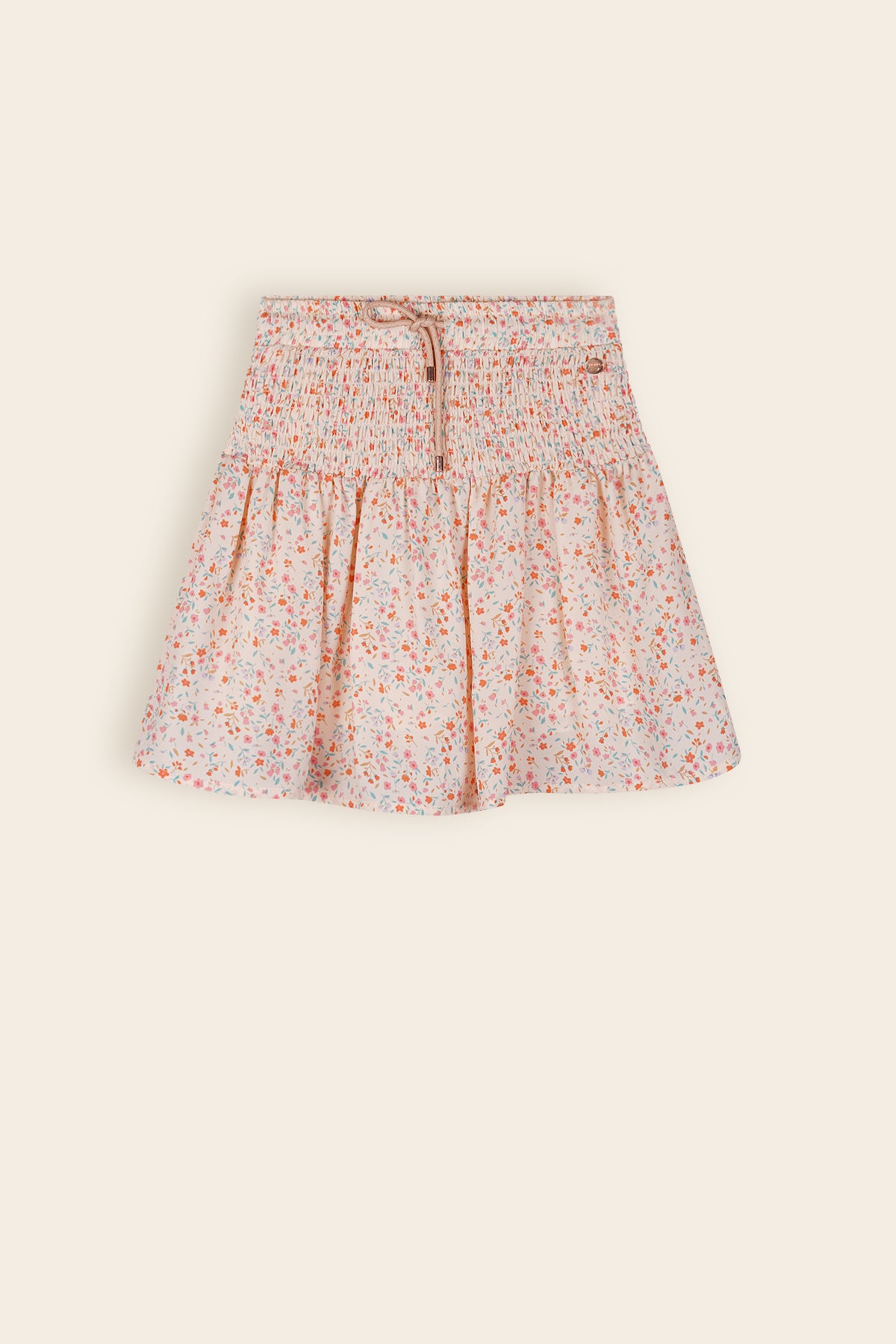 Nami Floral Skirt Ivory