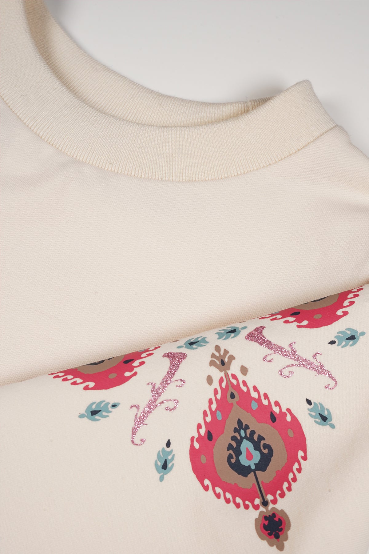 Kulet Sweater with Puff Sleeves Ivory
