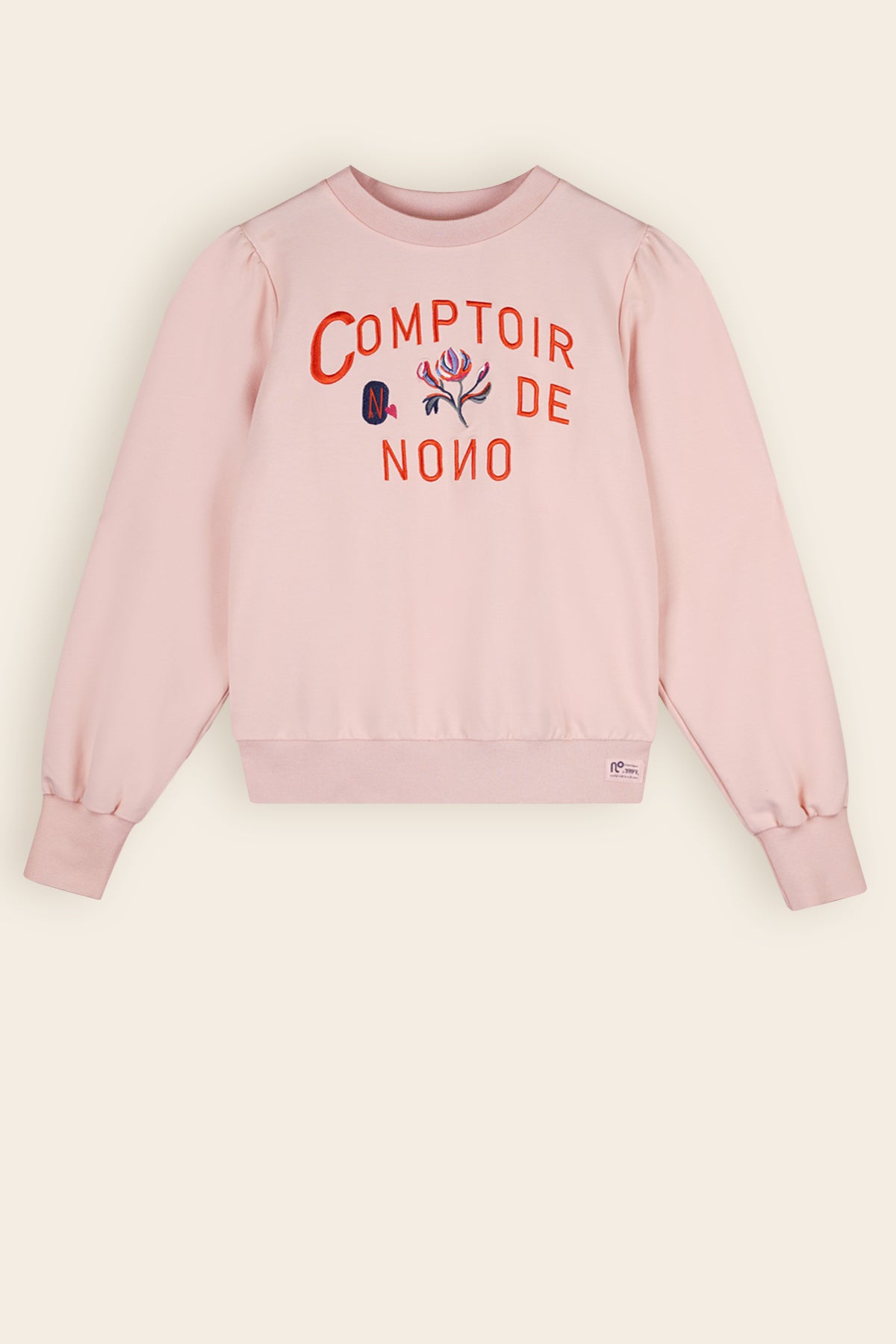 Kulet Sweater with Puff Sleeves Soft Pink