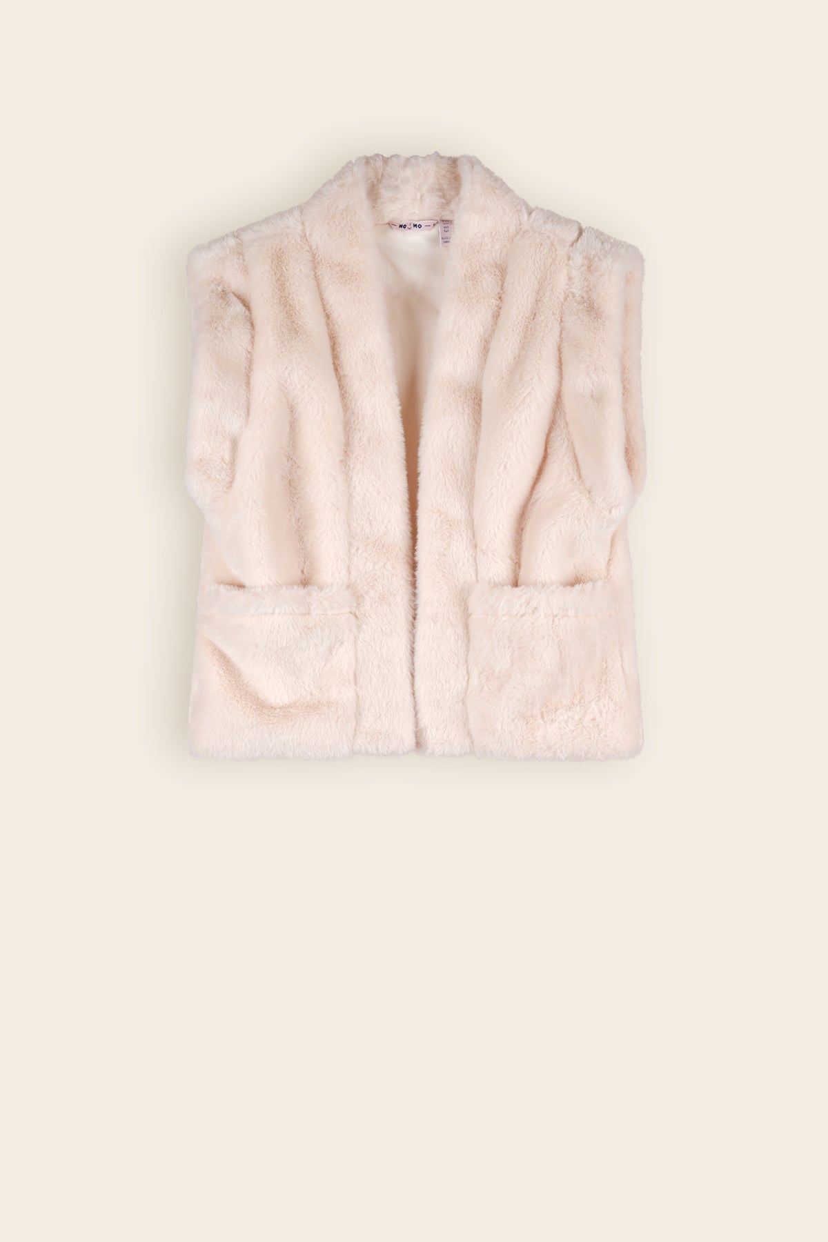 Kila Super Soft Waistcoat with pockets Ivory