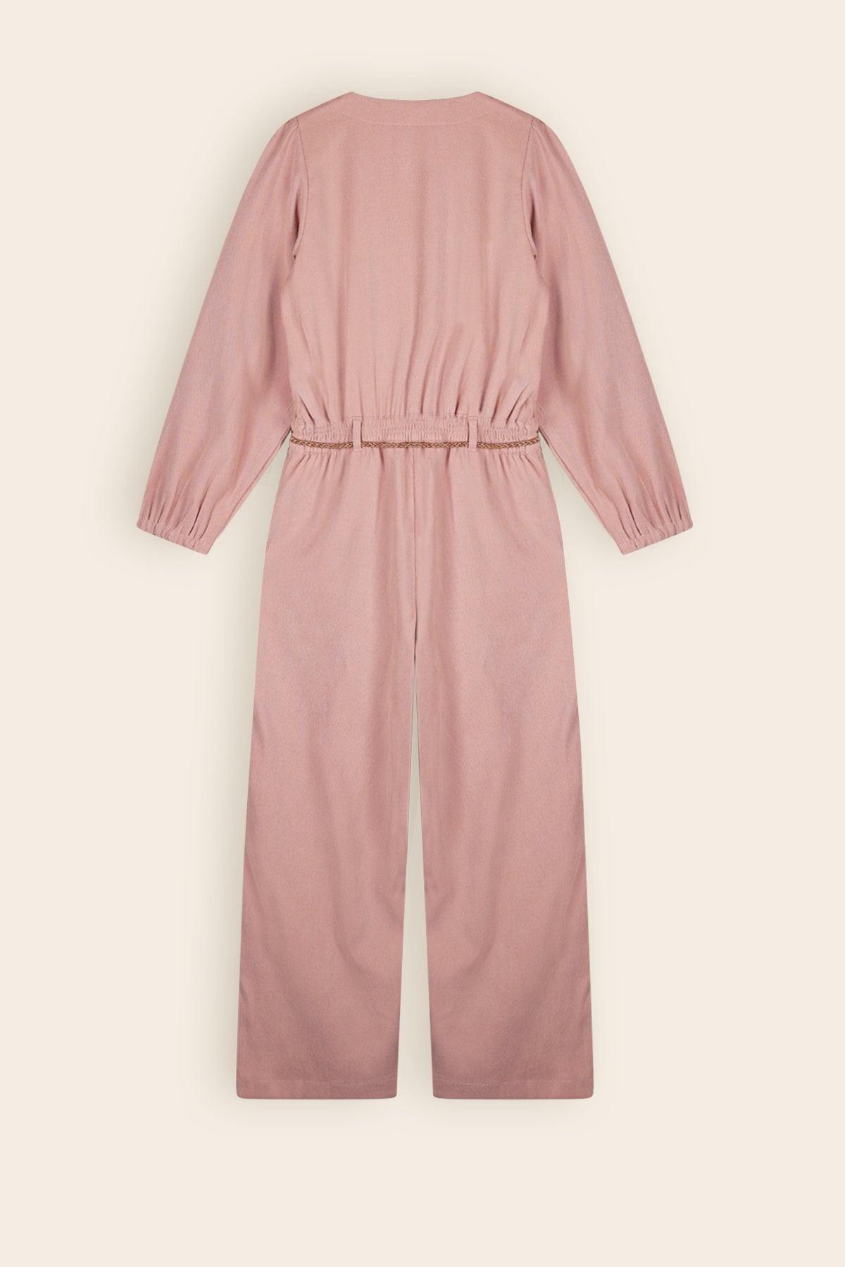 Reversible Winterjas & Twill Jumpsuit Oud Roze