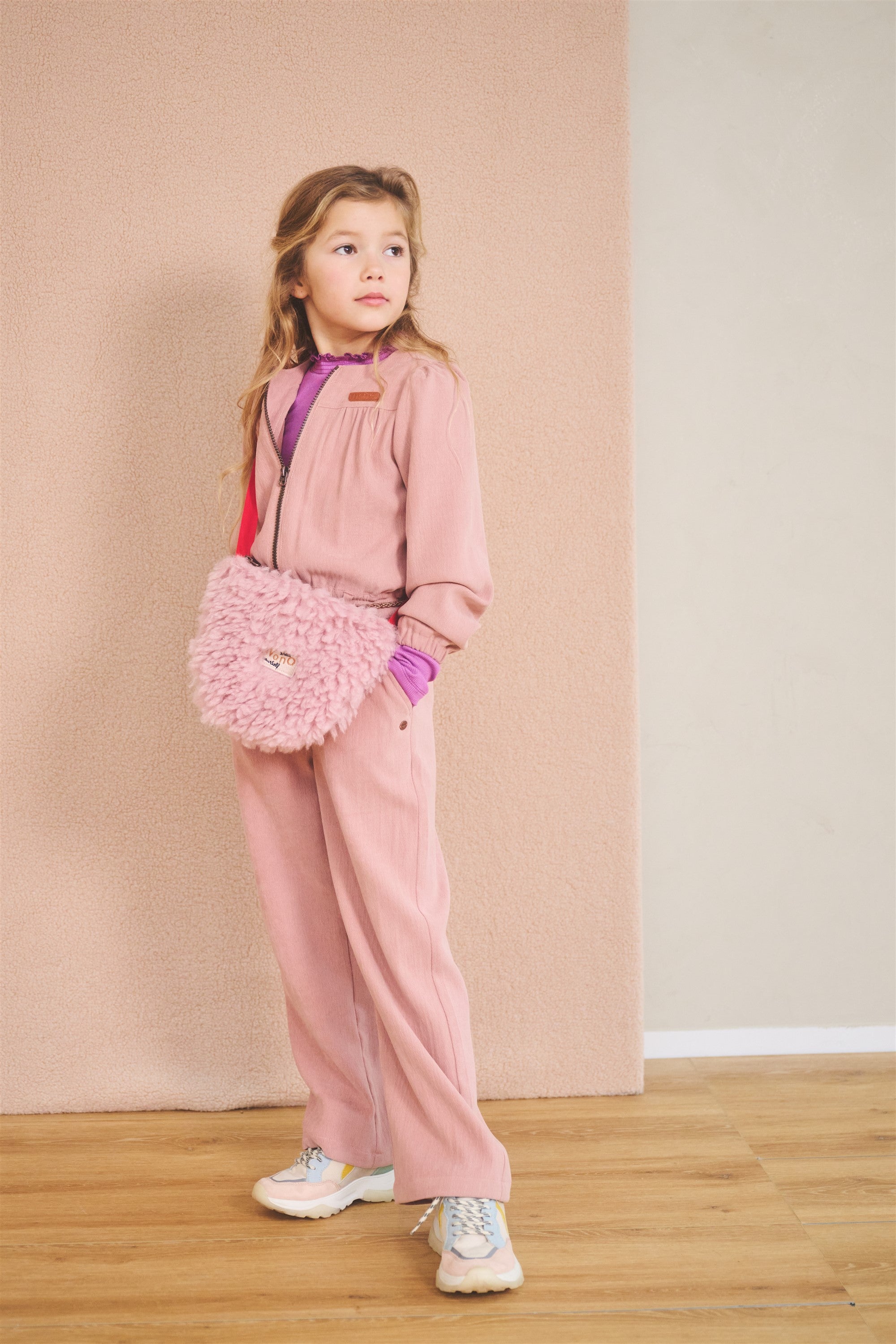 Sasal Twill Jumpsuit Old Pink