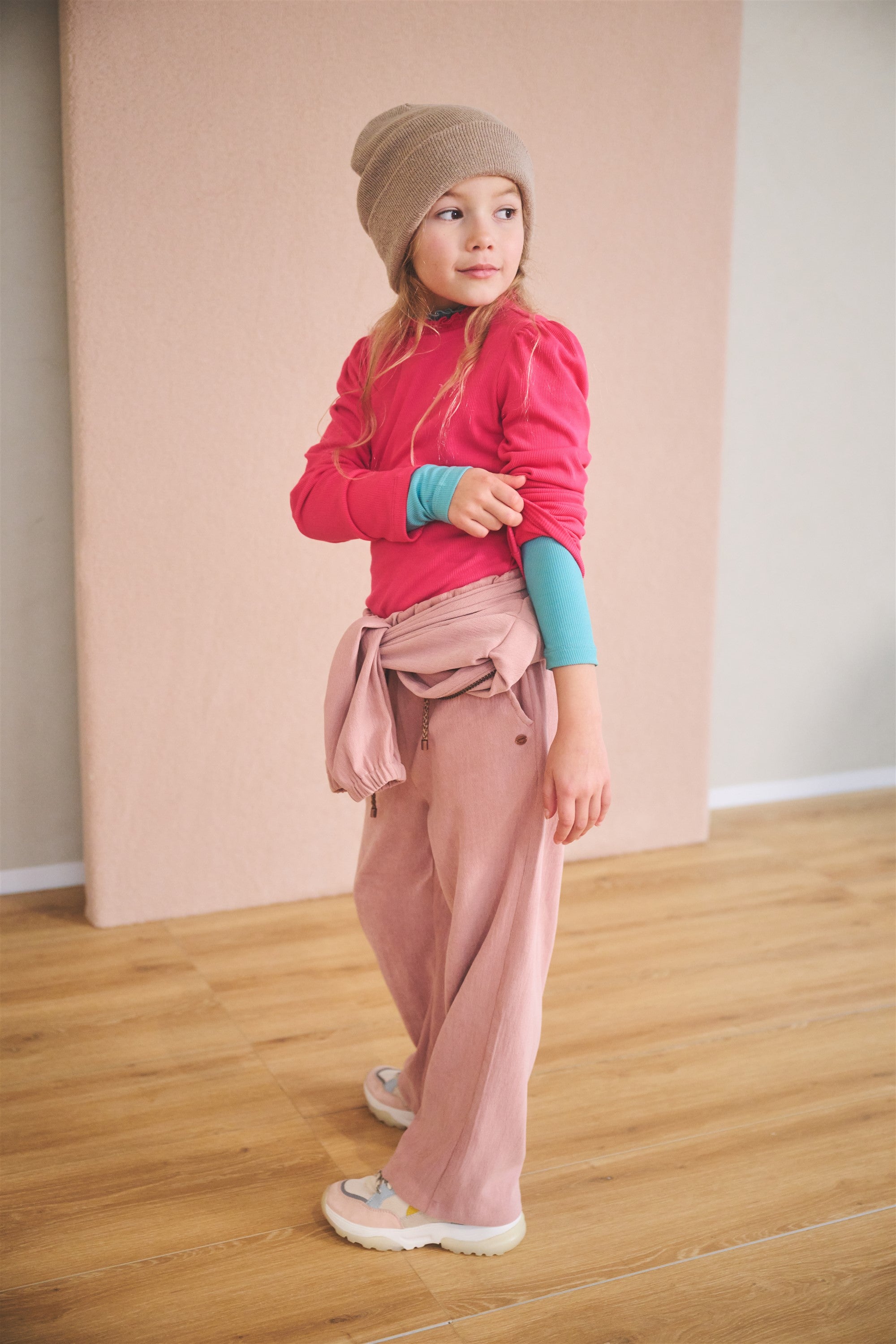 Sasal Twill Jumpsuit Old Pink