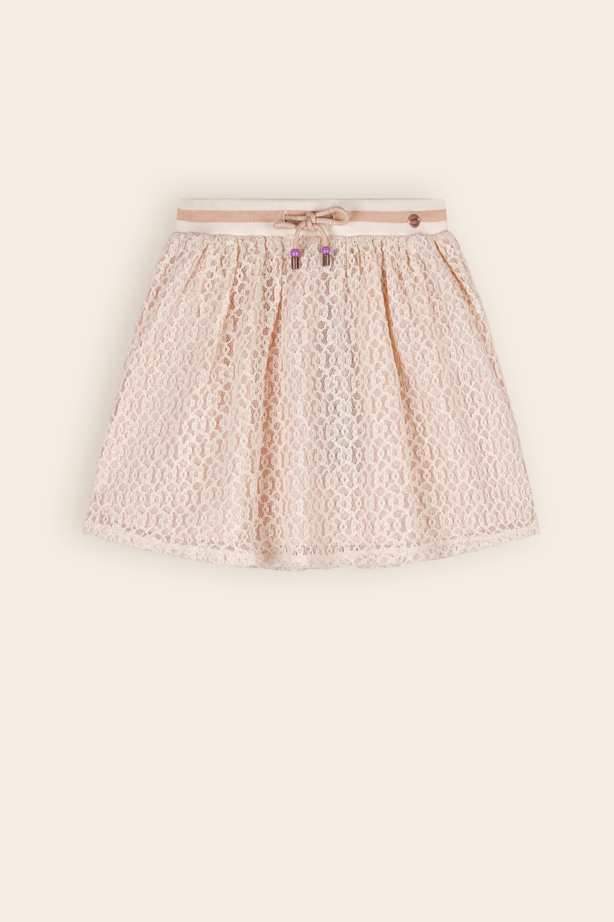 Kanten Blouse en Rok Ivoor