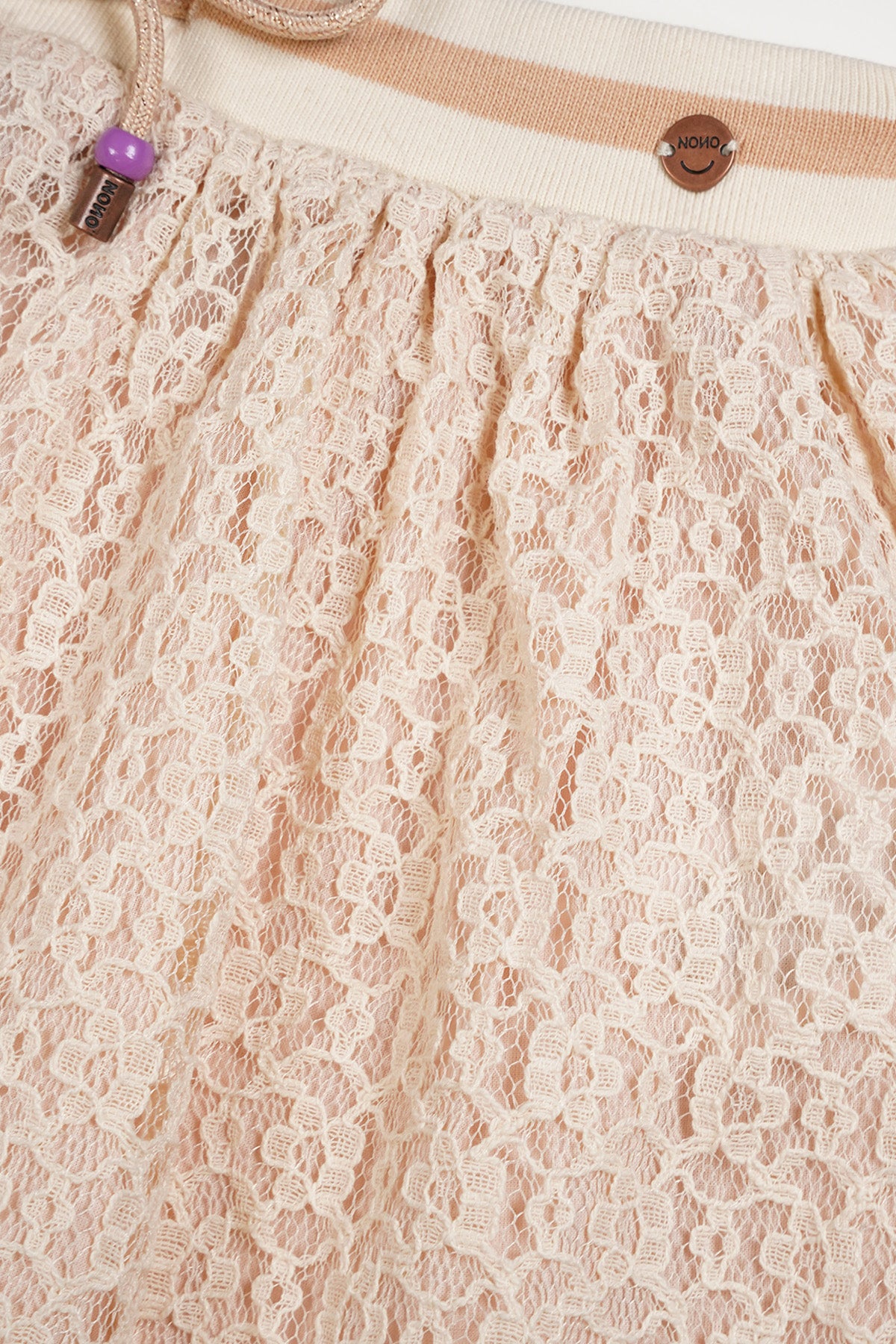 Kanten Blouse en Rok Ivoor