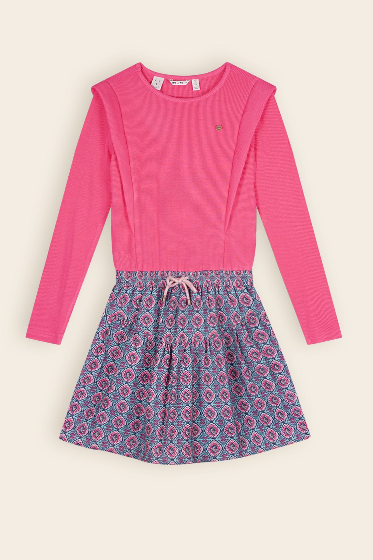Morly Combi Dress Pink