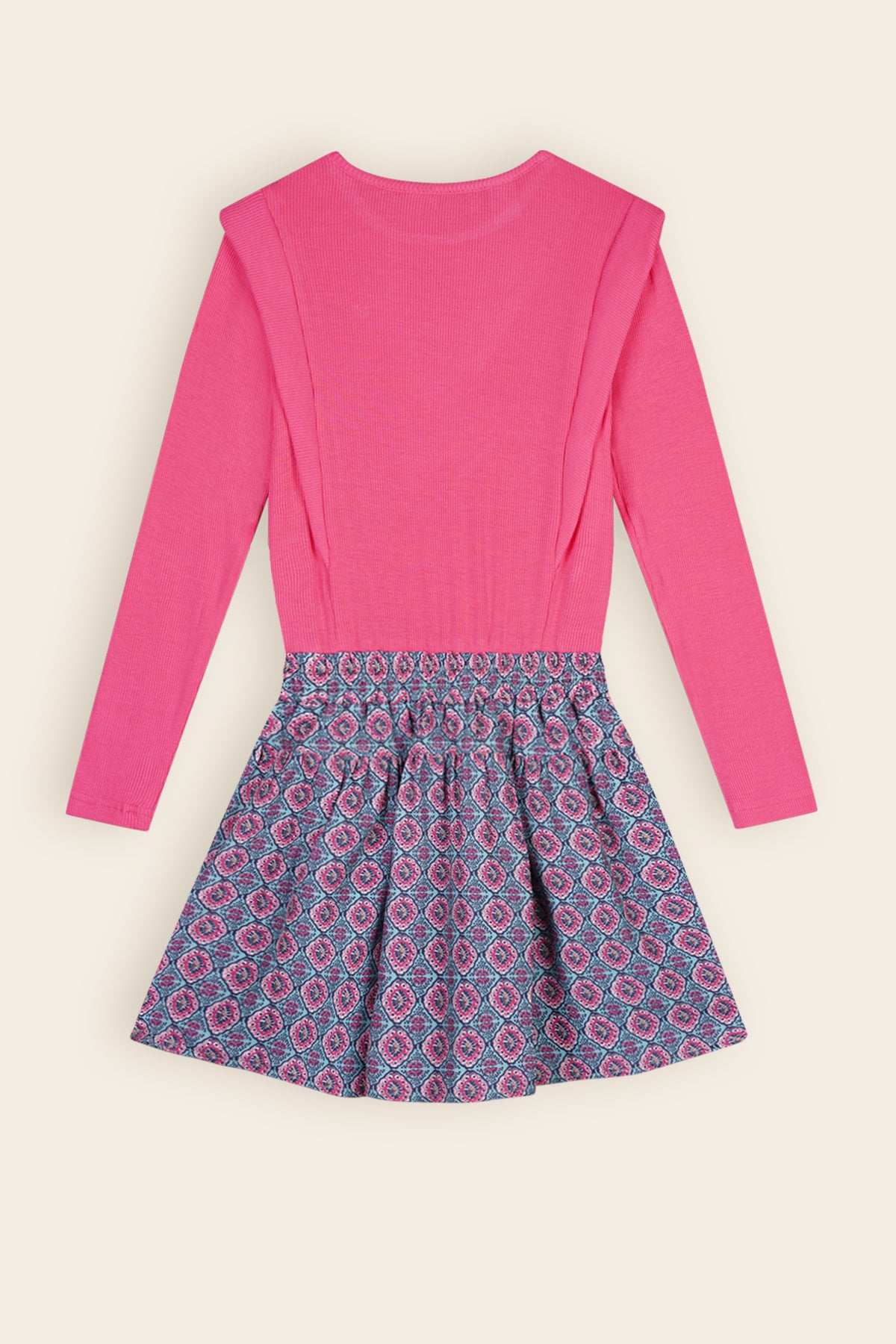 Morly Combi Dress Pink
