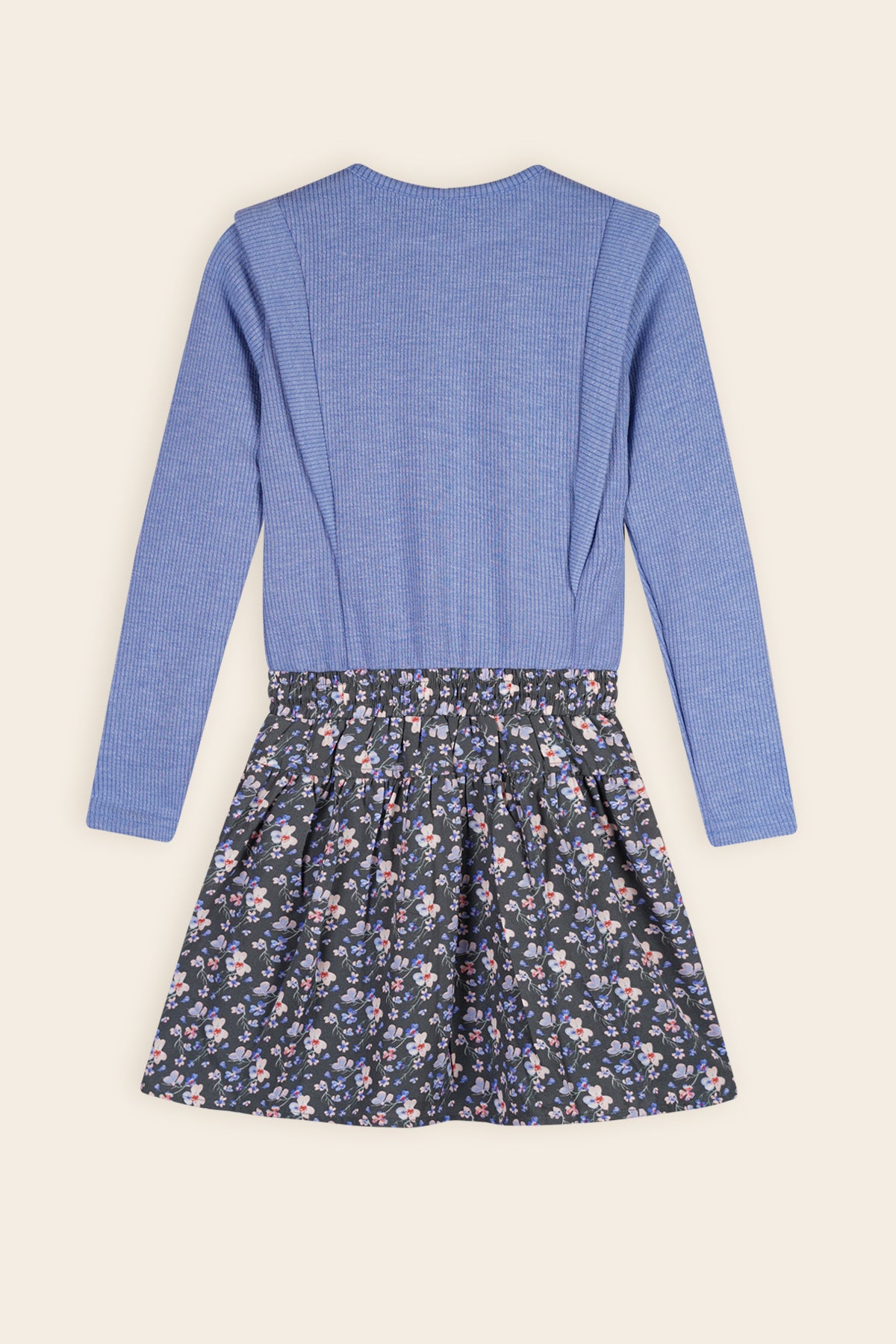 Morly Combi Dress AOP Green