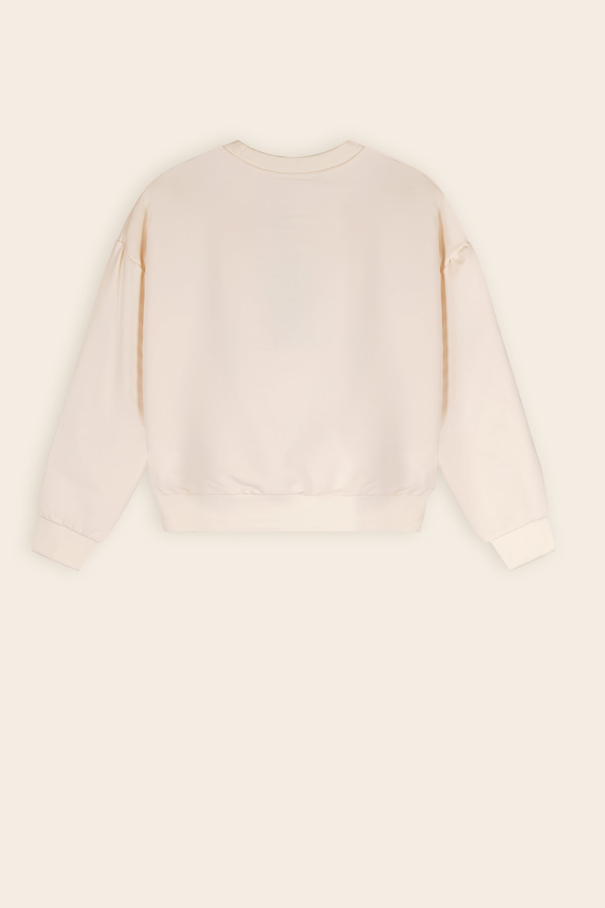 Kimas Sweater Vlinder Applicatie Ivoor