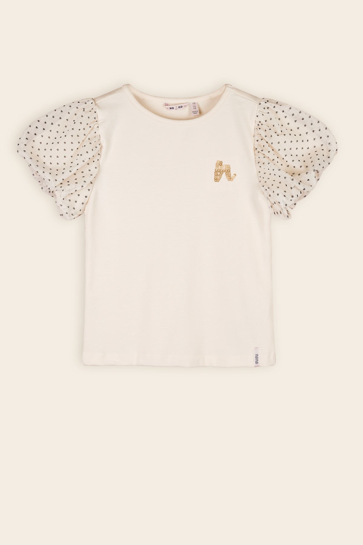 Kaya Tshirt Ballon Mouw Ivoor