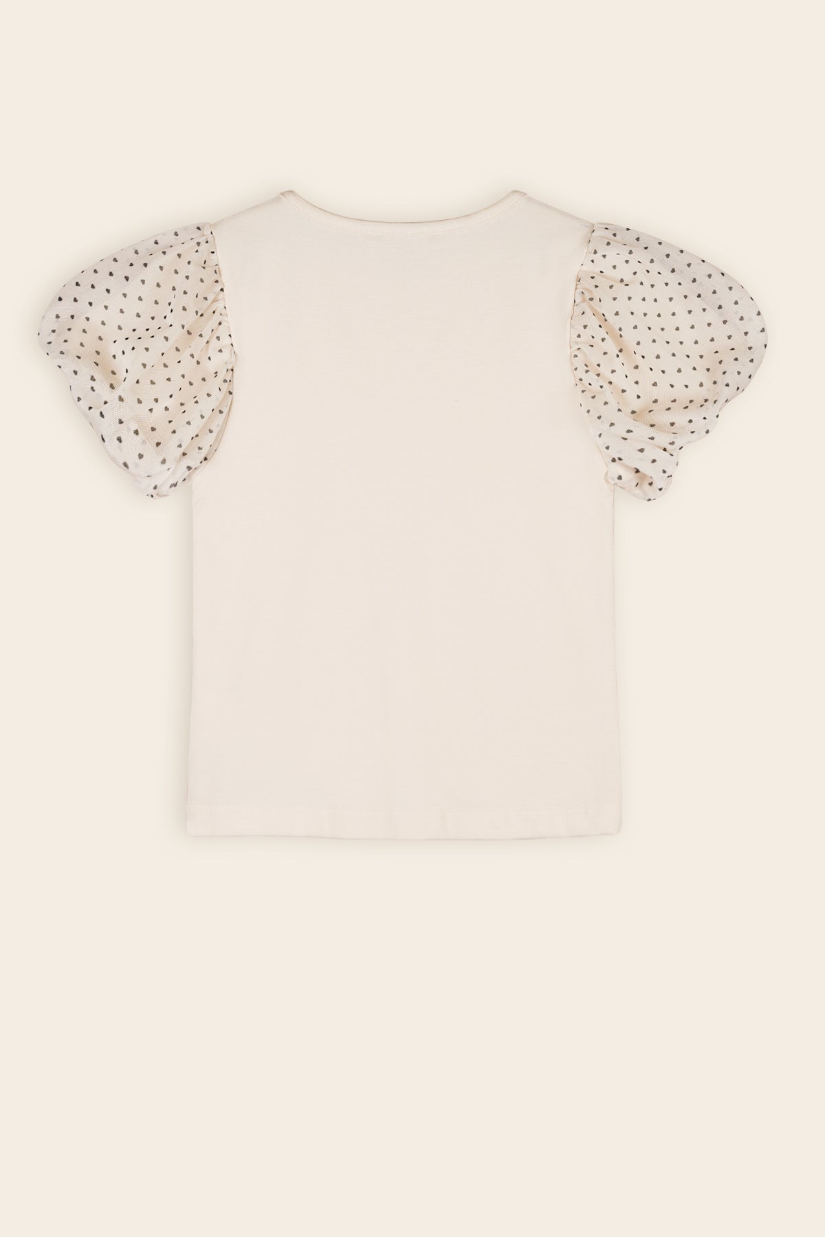 Kaya Tshirt Ballon Mouw Ivoor