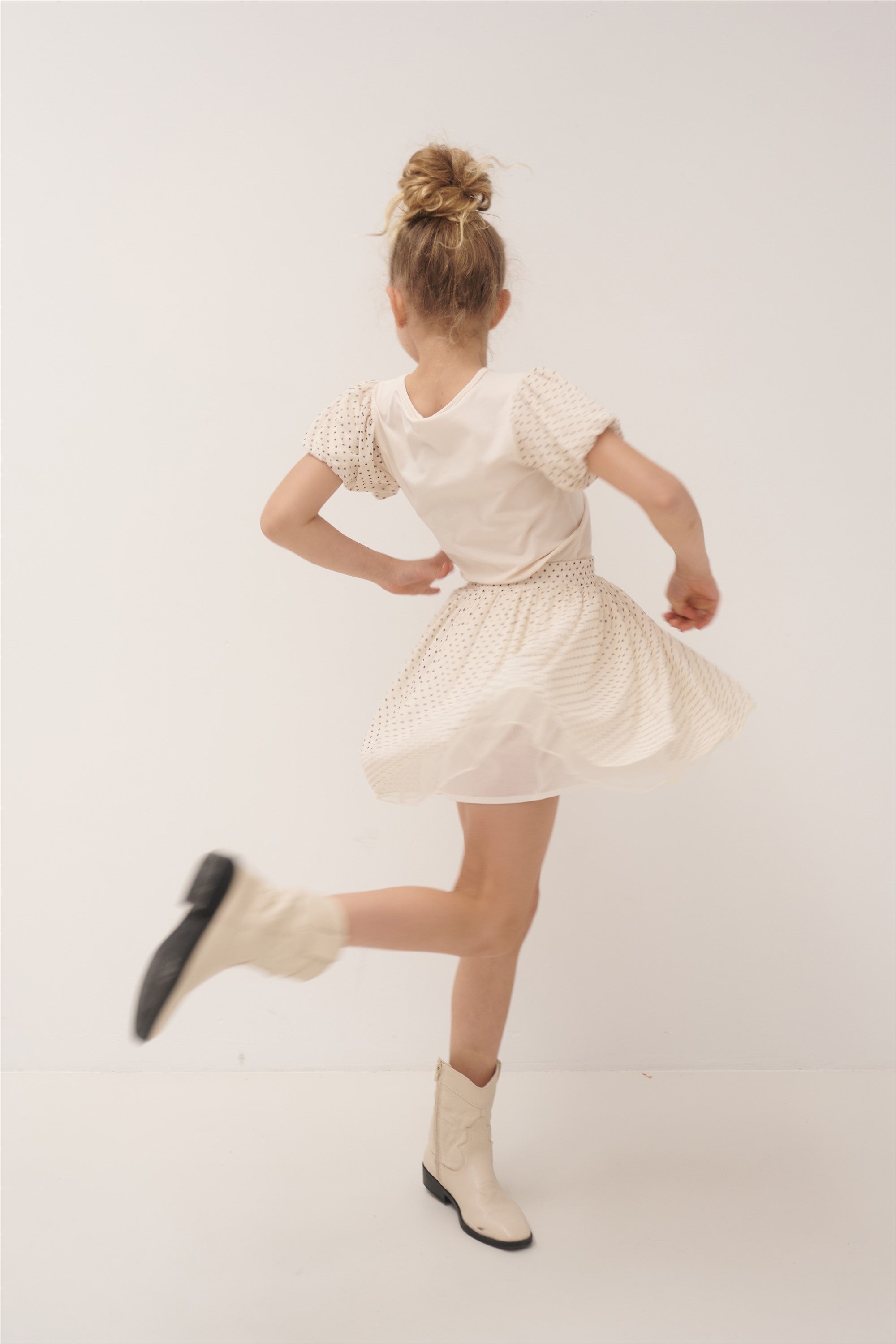 Kaya Tshirt Ballon Mouw Ivoor