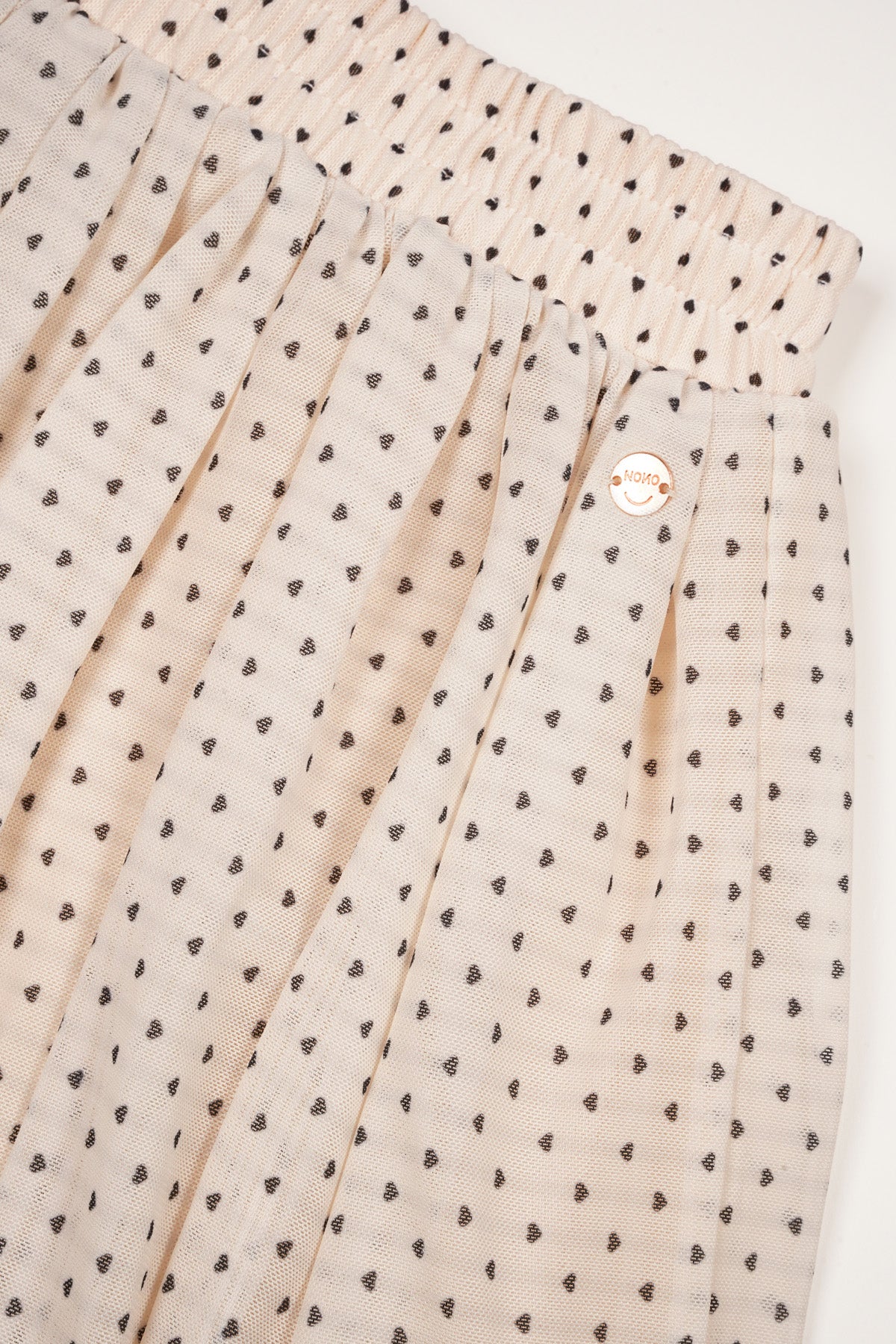 Ninu Hartjes Geprinte Mesh Rok Ivoor