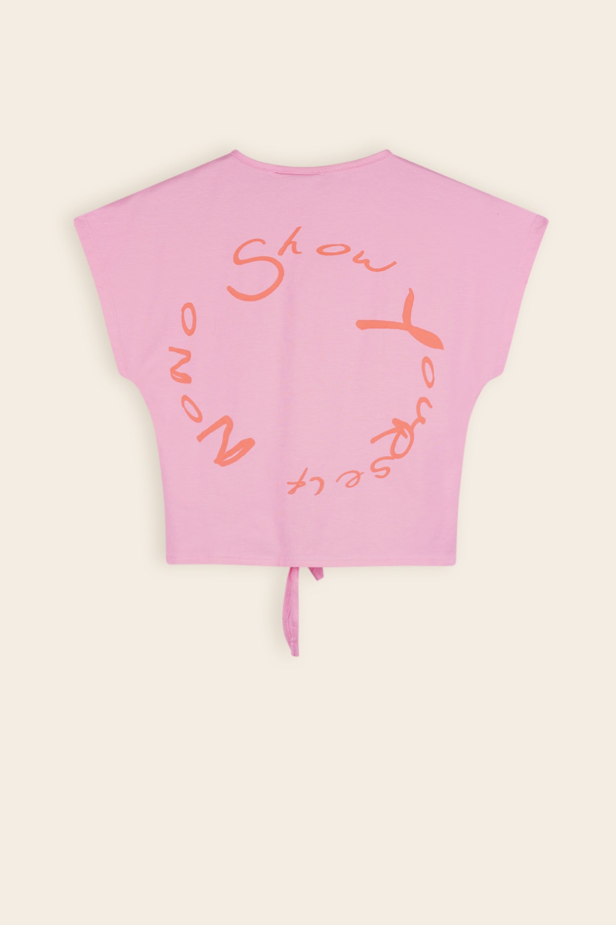 Kate Geknoopt Tshirt Roze