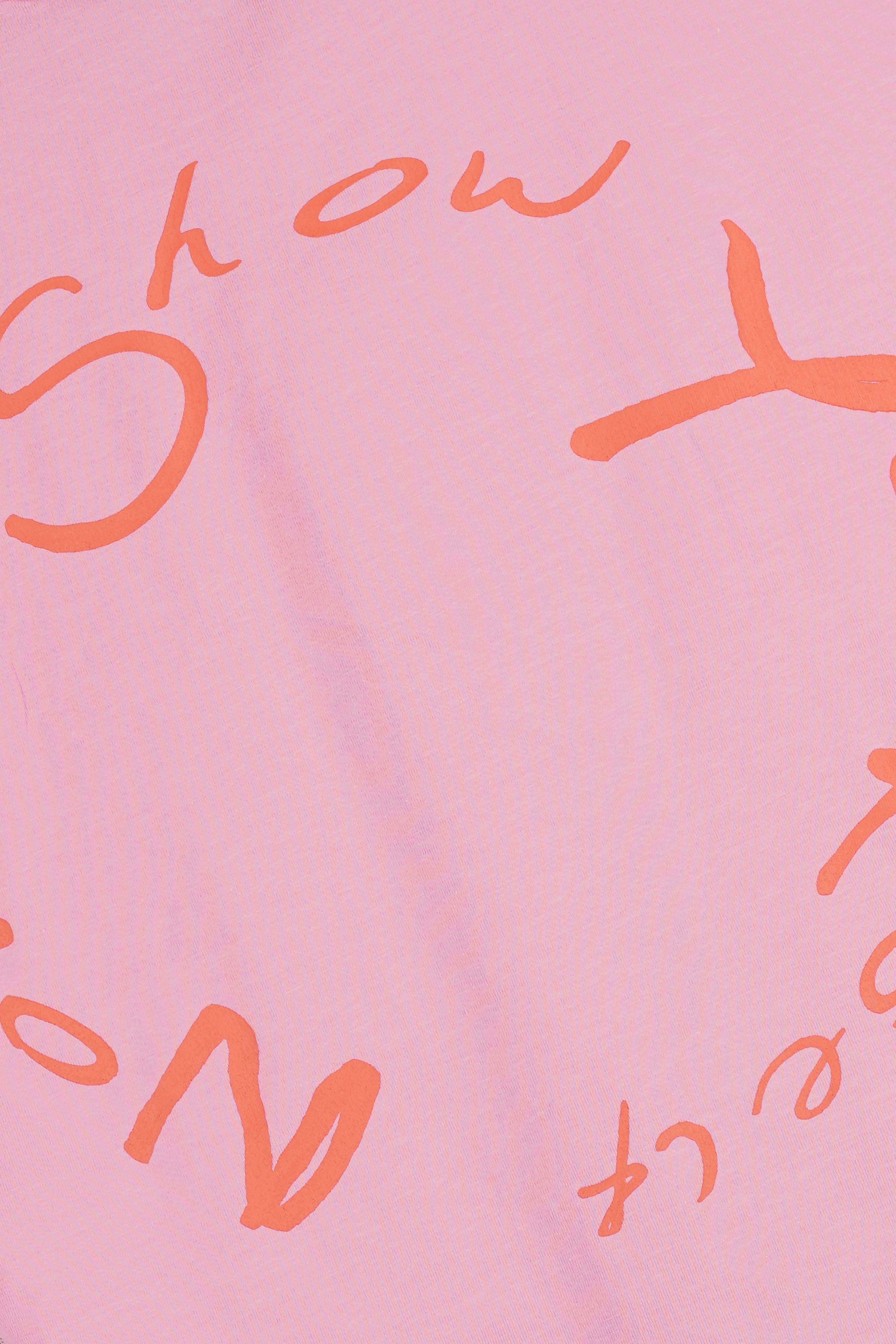 Kate Geknoopt Tshirt Roze