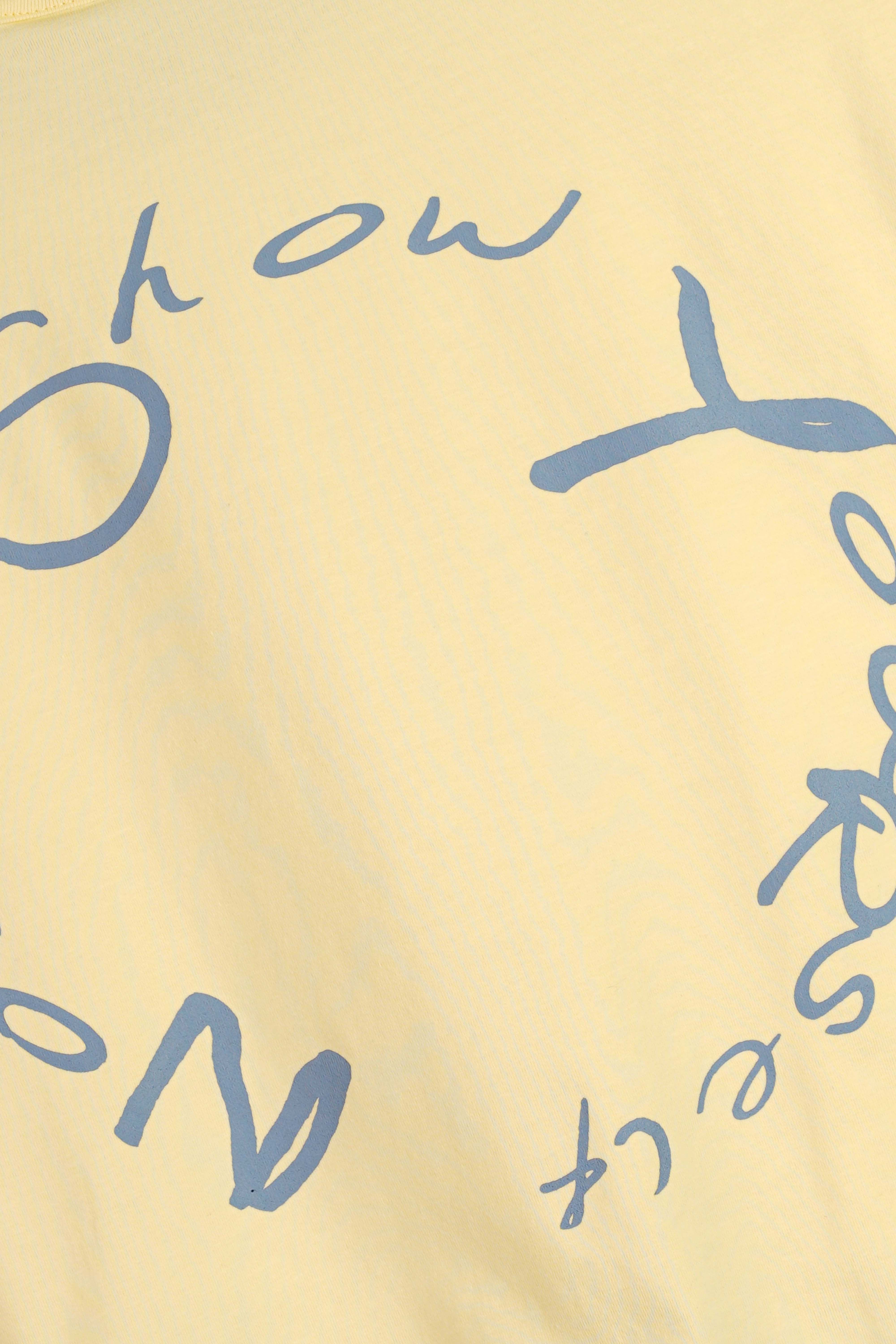 Kate Geknoopt Tshirt Geel