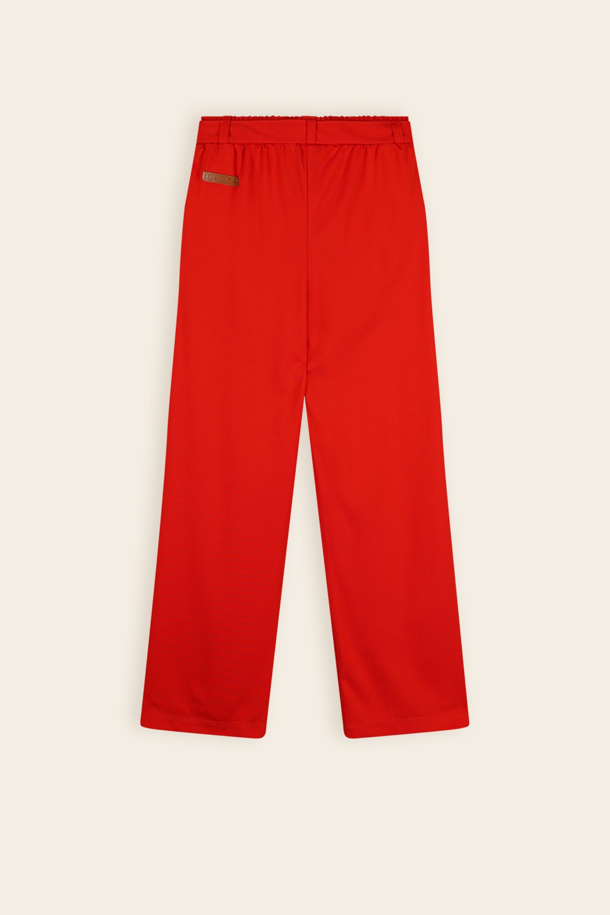 Gestreepte Trui Multikleuren & Palazzo Broek Rood